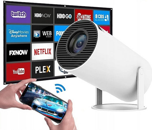 LED PROJECTOR PORTABLE MULTIMEDIA PROJECTOR ANDROID TV WI-FI BLUETOOTH