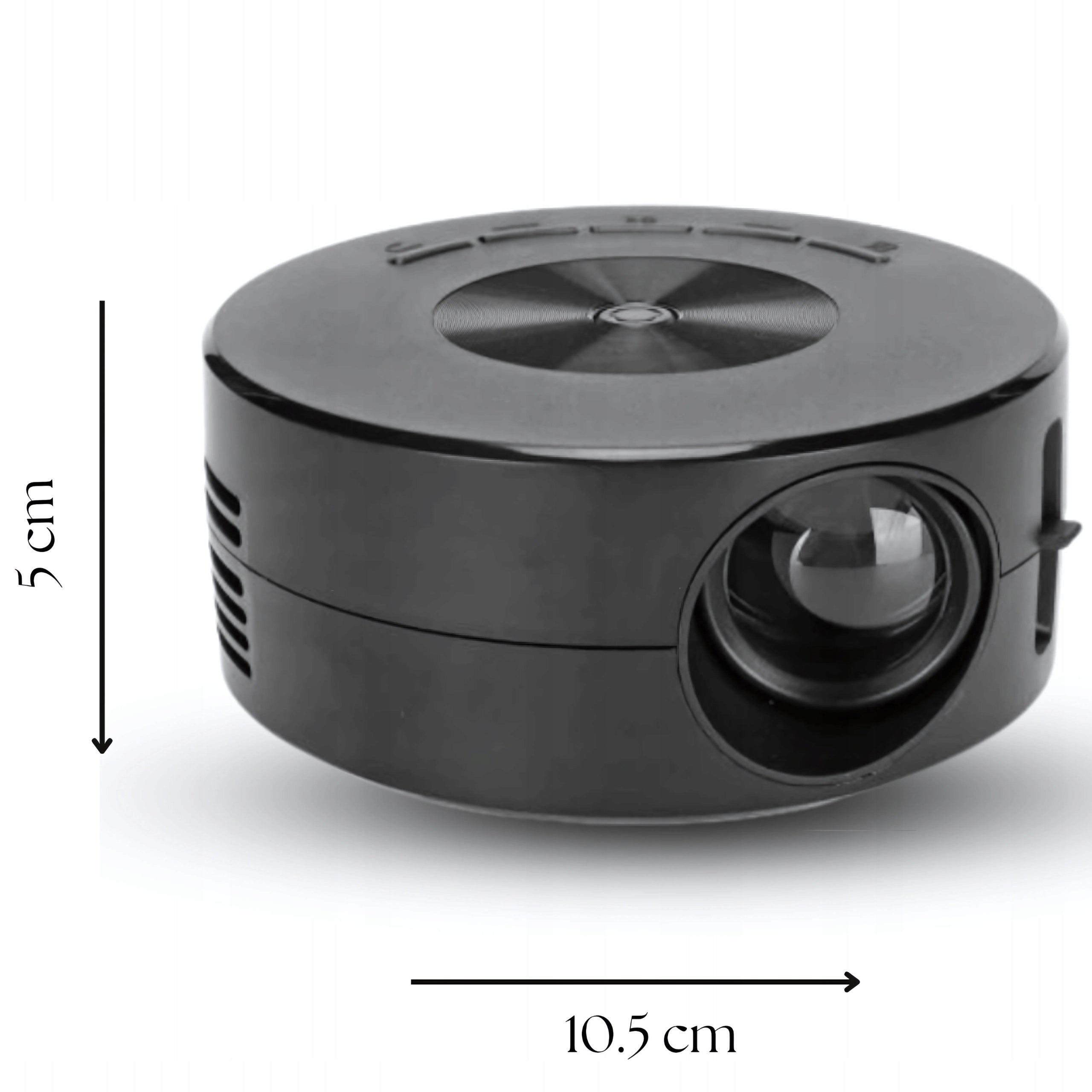 LED Projector Mini Projector Led Projector Portable for Kids Black Packaging status original