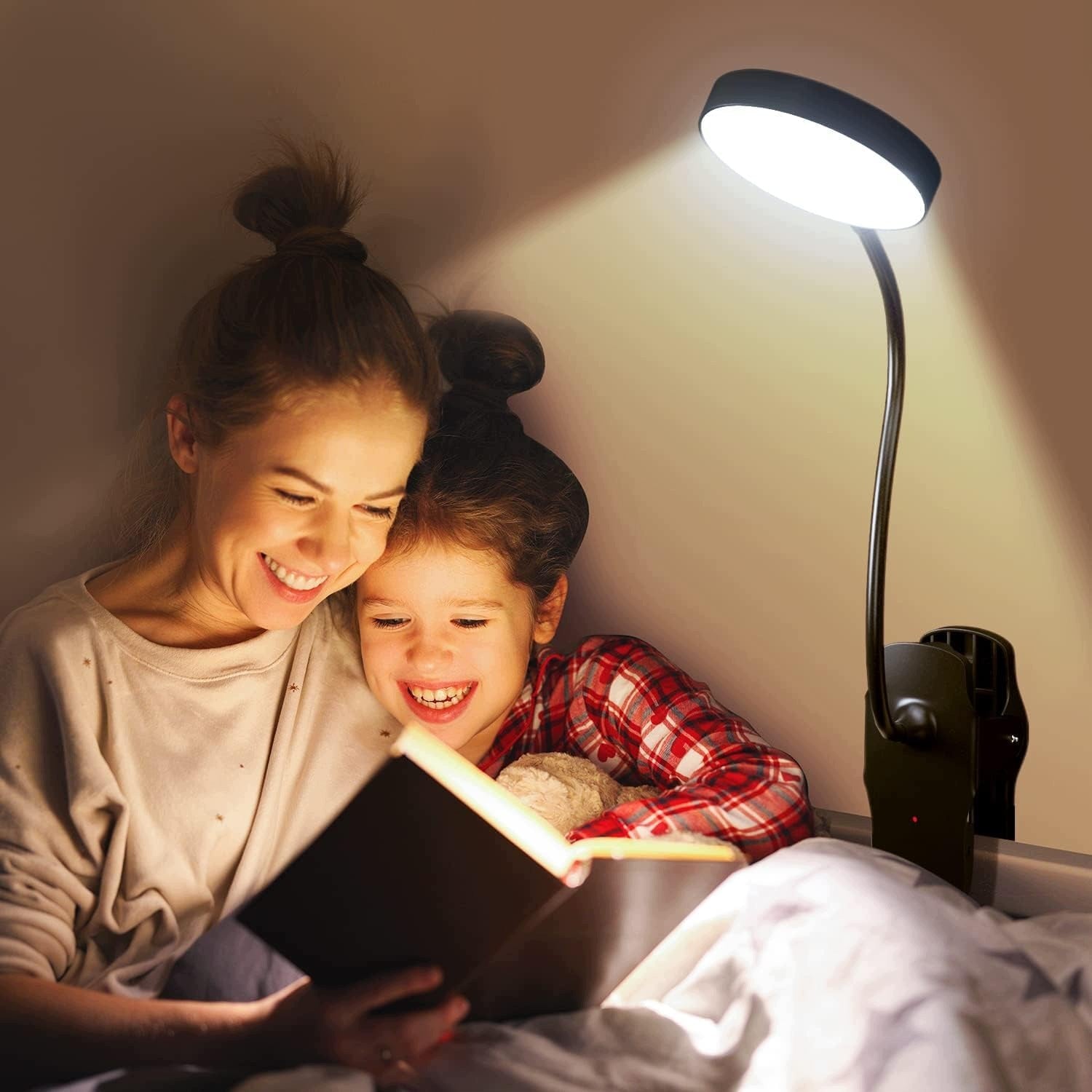 LED READING LAMP WIRELESS NIGHT LIGHT 5 BRIGHTNESS 1800MAH