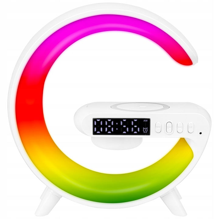 LED RGB Night Light Speaker QI USB Induction Charger Manufacturer code ZG-01