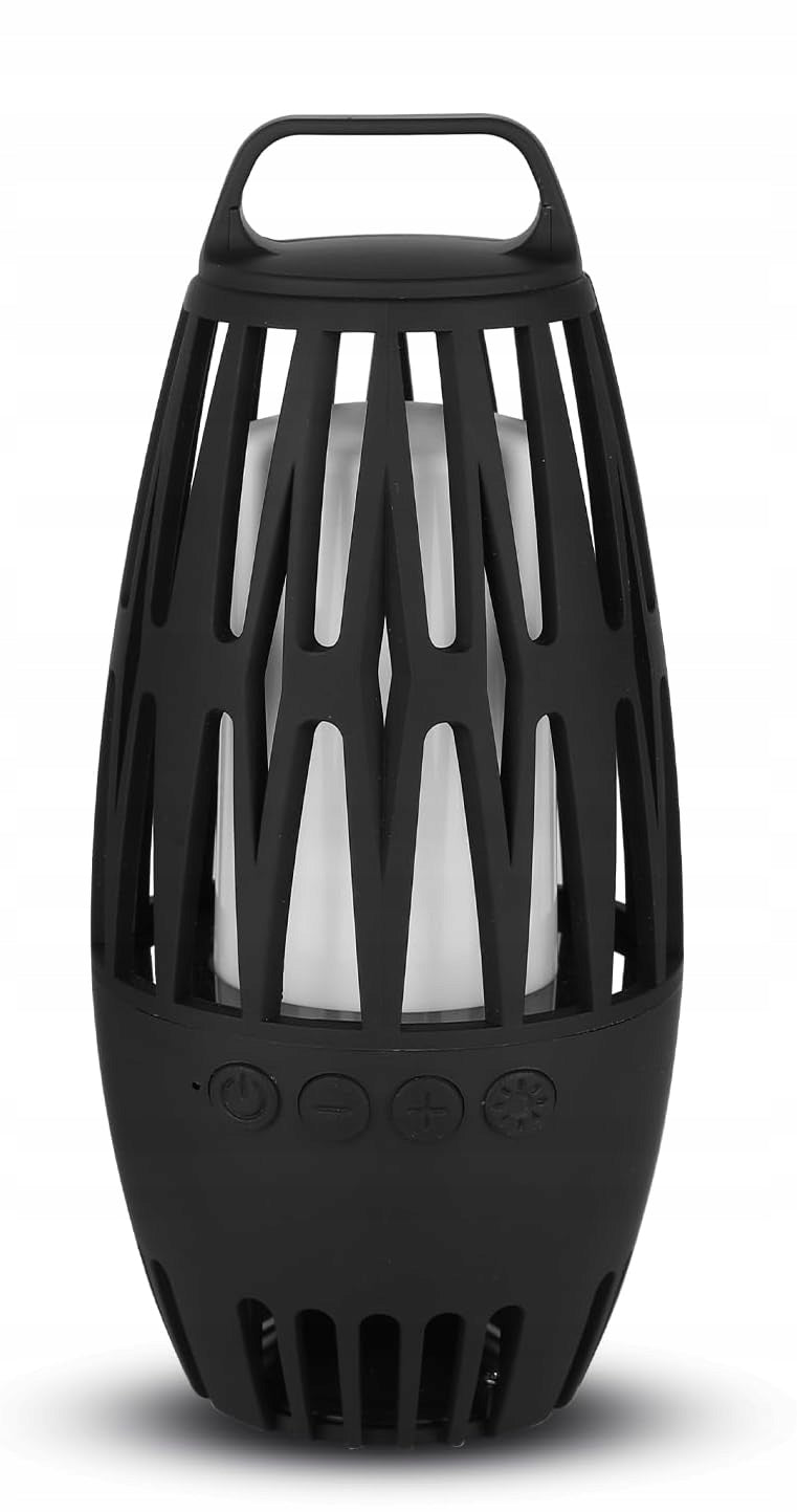LED SPEAKER WITH CANDLE FLAME EFFECT ATMOSPHERIC BLACK FLAME