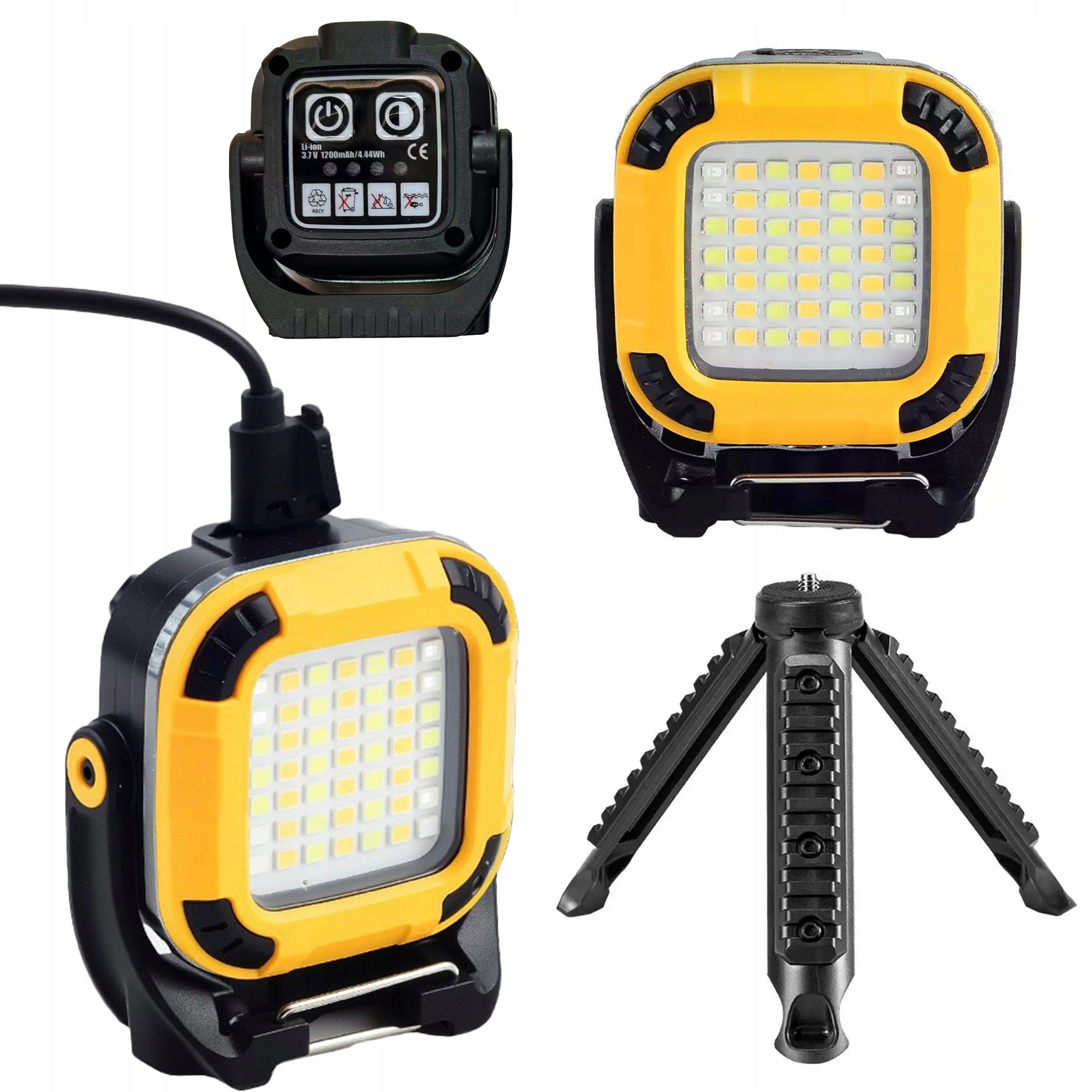 LED TOURIST WORKSHOP LAMP WITH MAGNET RECHARGEABLE USB-C