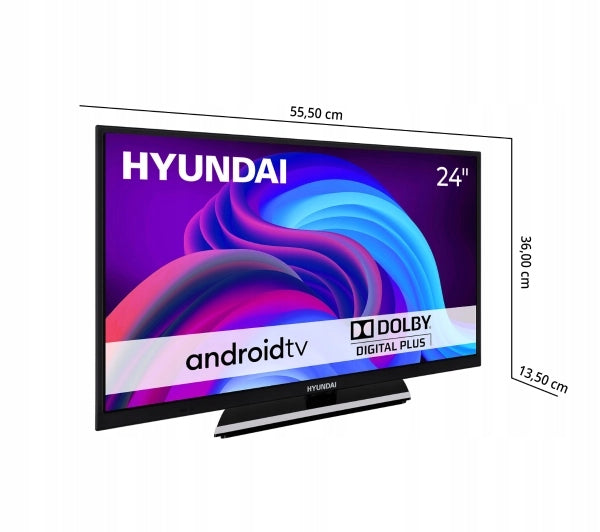 LED TV Hyundai HLA24354 24" Smart TV HD Ready Android TV DVB-T2 Brand Hyundai