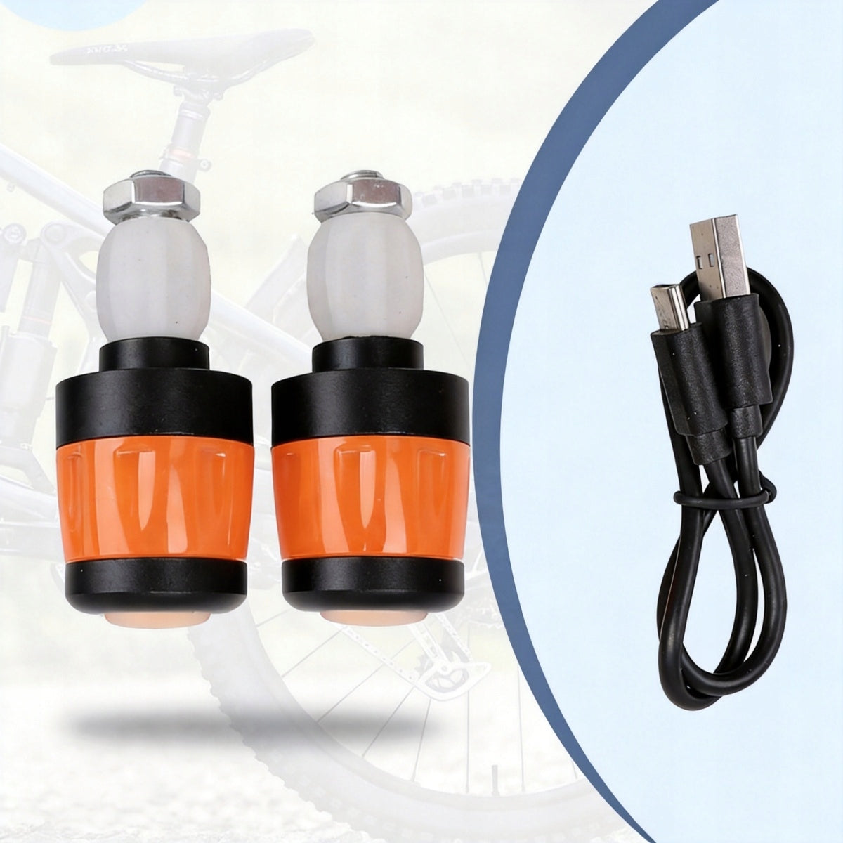 LED Turn Signals 2pcs Lamps Scooter Bike Brand no brand