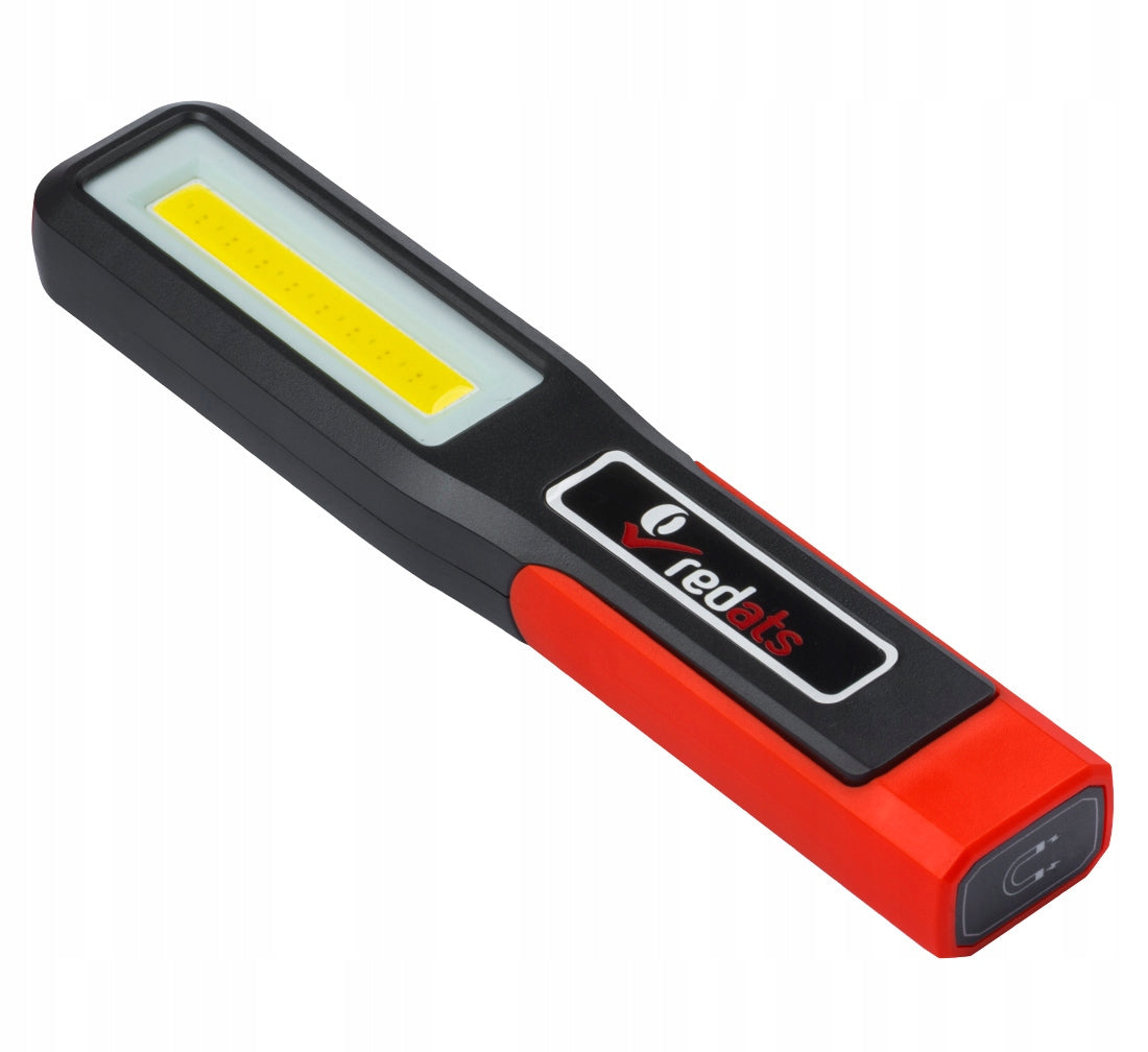 LED Workshop Flashlight 1200 mAh with Magnet Hook Redats FW-100 Brand Redats