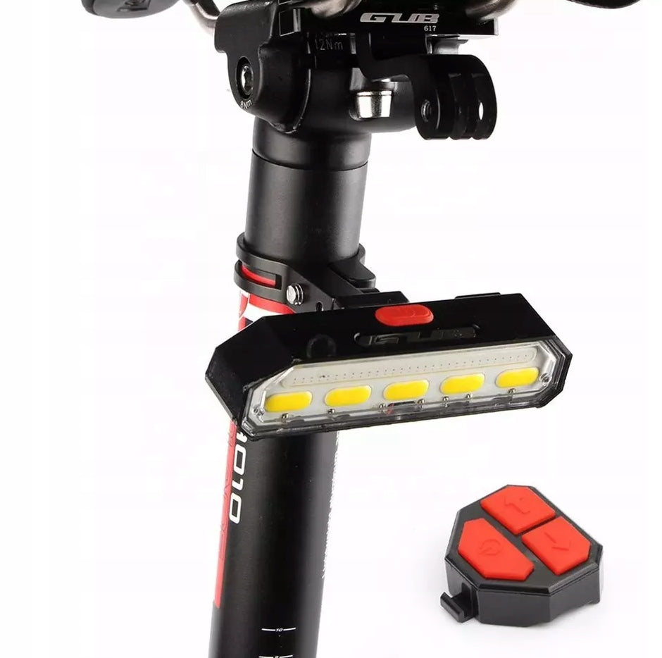 LED bicycle light rear GUB M-61 controlled Color black