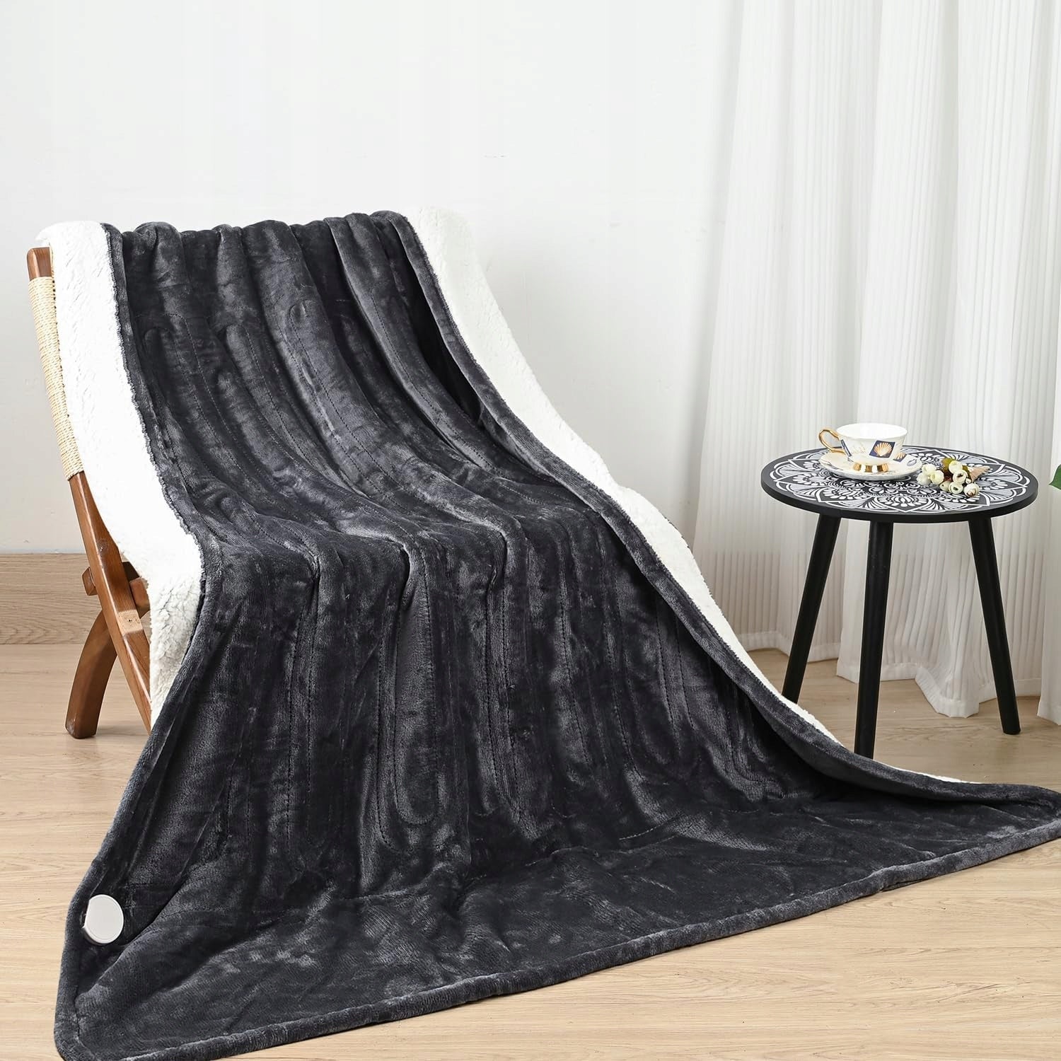 LED electric heating blanket 180X150cm remote control Batteries included no