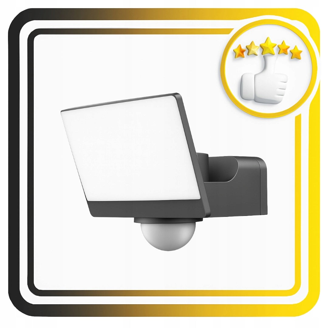 LED facade lamp 30W black 2000lm 4000K with motion and dusk sensor Manufacturer code 009-EK-2111-KA