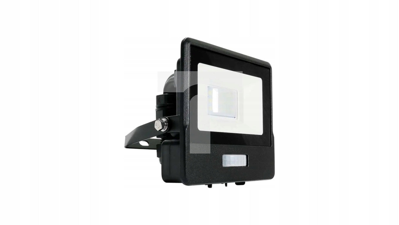 LED floodlight 10W 6000K 735lm with motion sensor V-TAC SAMSUNG Color black