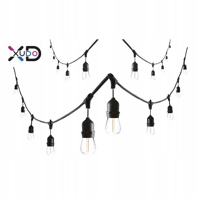 LED garland 20m 20x E27 with 1W bulbs EAN (GTIN) 5904703014515