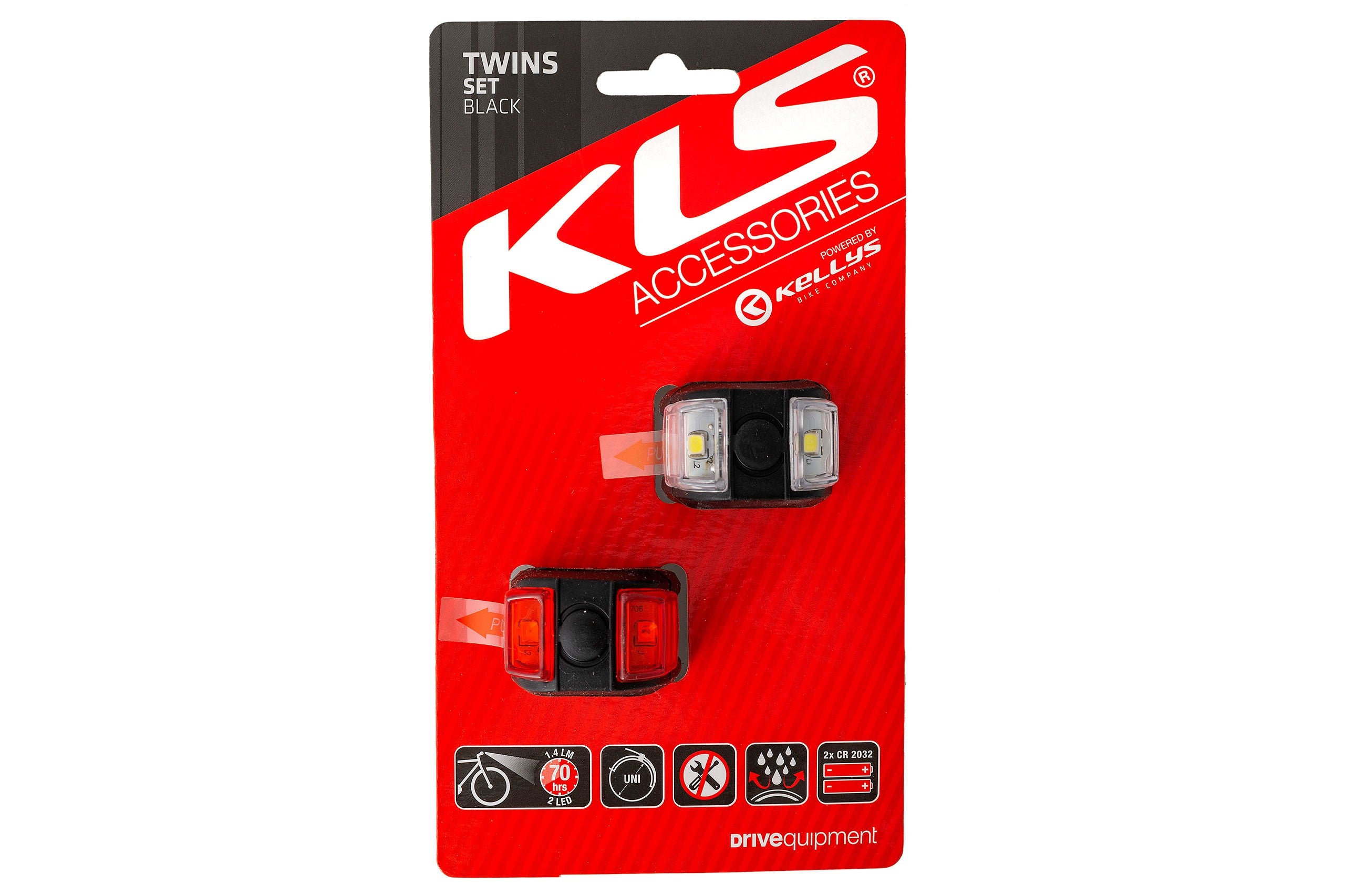 LED lighting set Kellys Twins black Brand Kellys