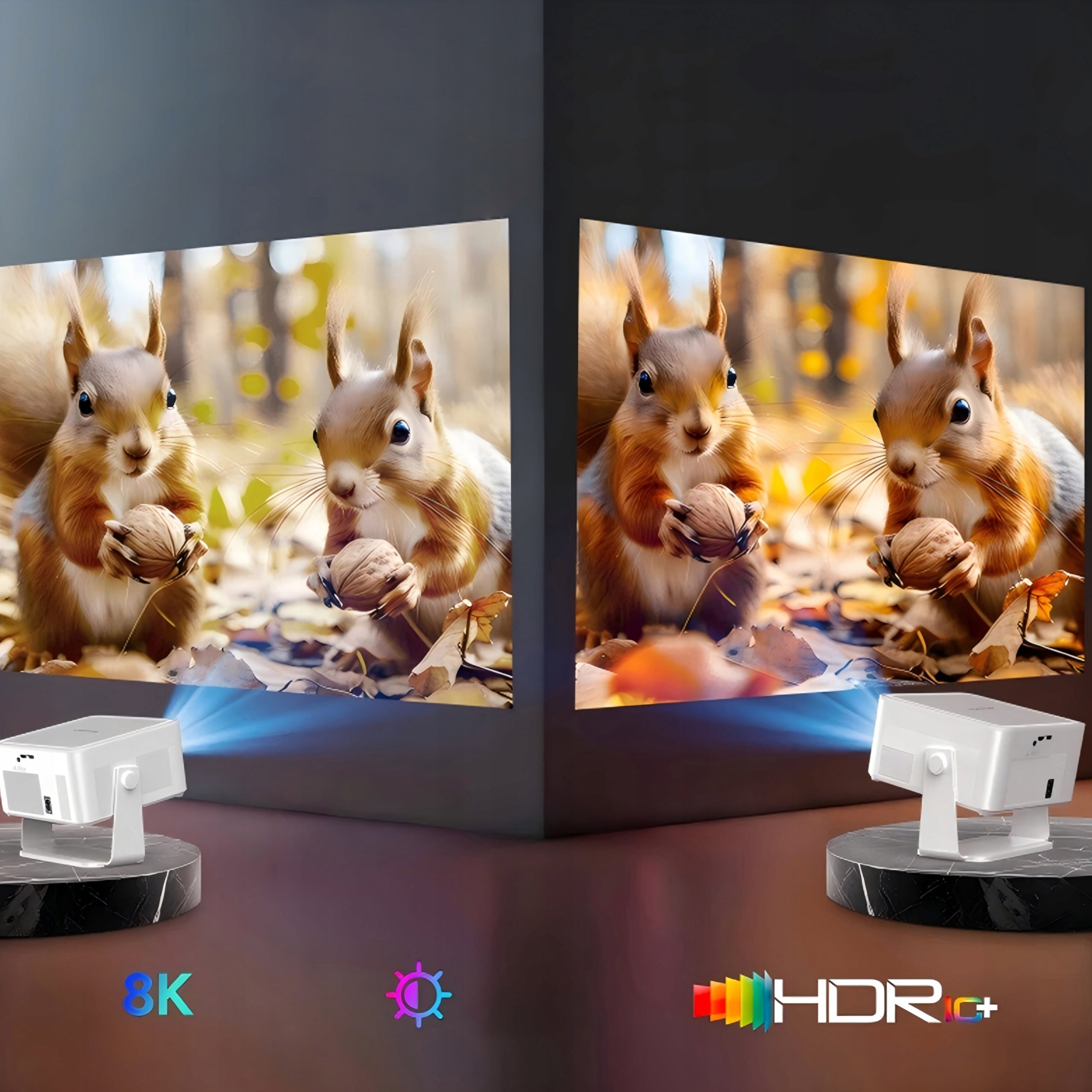 LED projector Magcubic HY450Max 1080P 4K 8K Android 14 WiFi 6 BT 5.4 HDR10+ Brand Magcubic