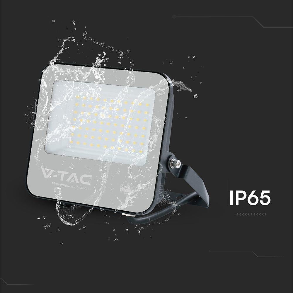 LED projector V-TAC CREE CHIP 50W 135lm/W black housing IP65 VT-4455 6500K Brand V-TAC