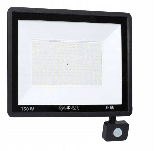 LEDLIGHT 150W floodlight with motion and dusk sensor IP66 white cold Manufacturer code 5841