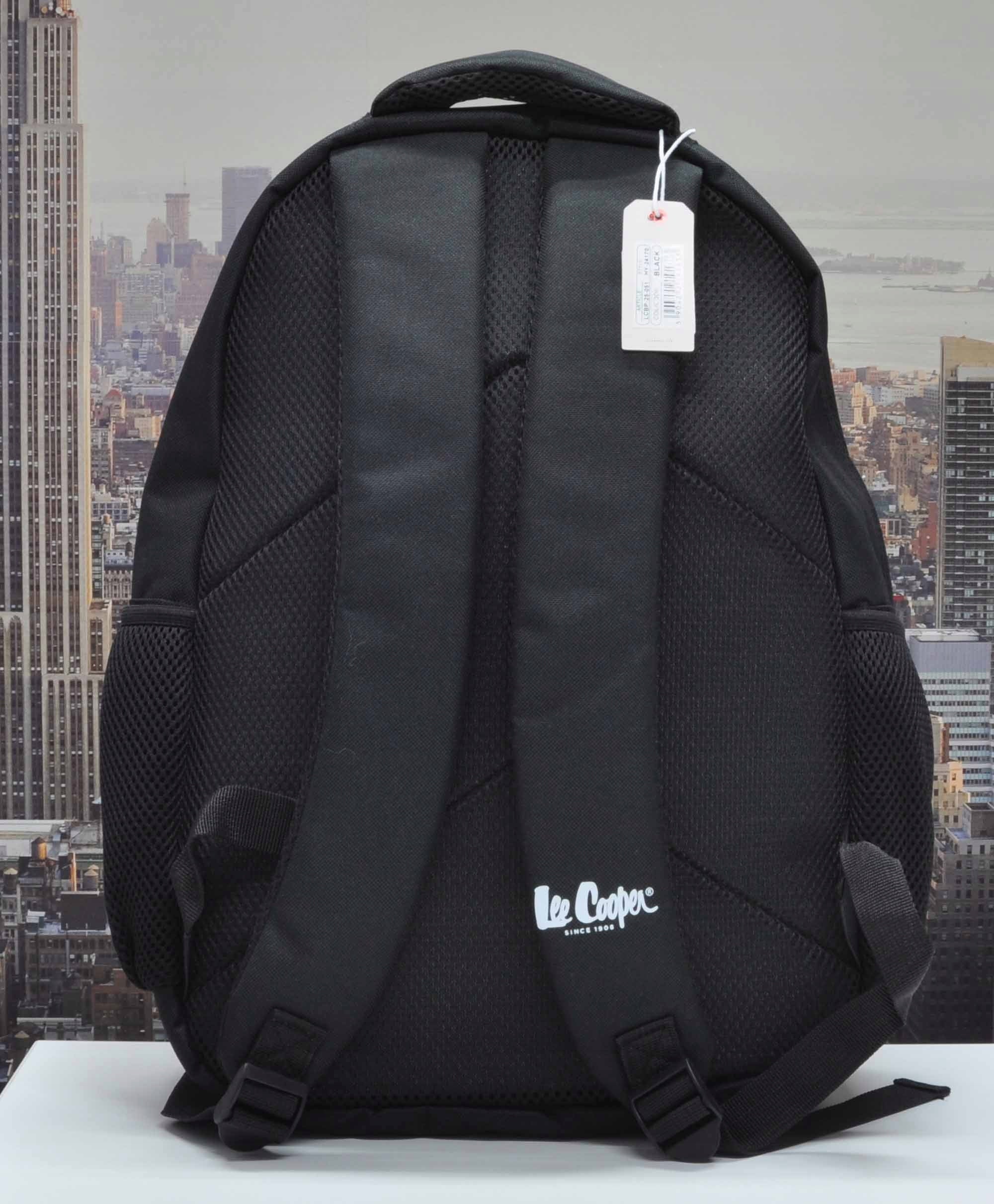 LEE COOPER LCBP-25-051 BLACK SCHOOL BACKPACK Manufacturer code LCBP-25-051