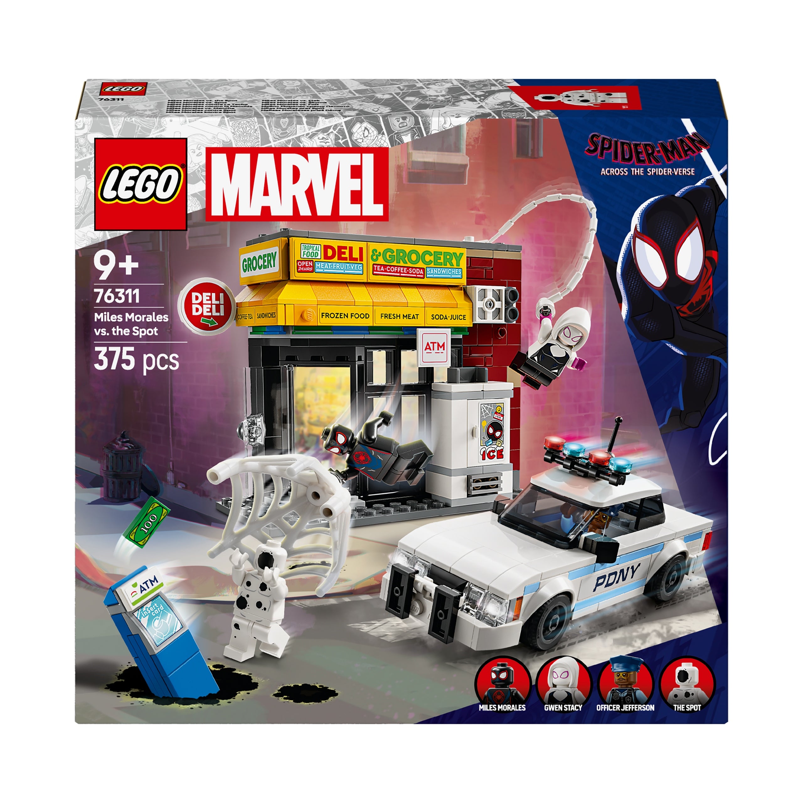 LEGO 76311 Marvel Super Heroes Multiverse: Miles Morales vs Spot Product number 76311
