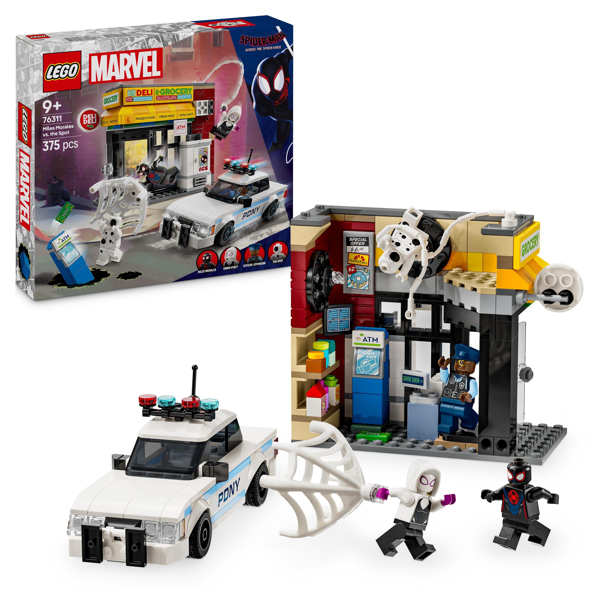 LEGO 76311 Marvel Super Heroes Multiverse: Miles Morales vs Spot