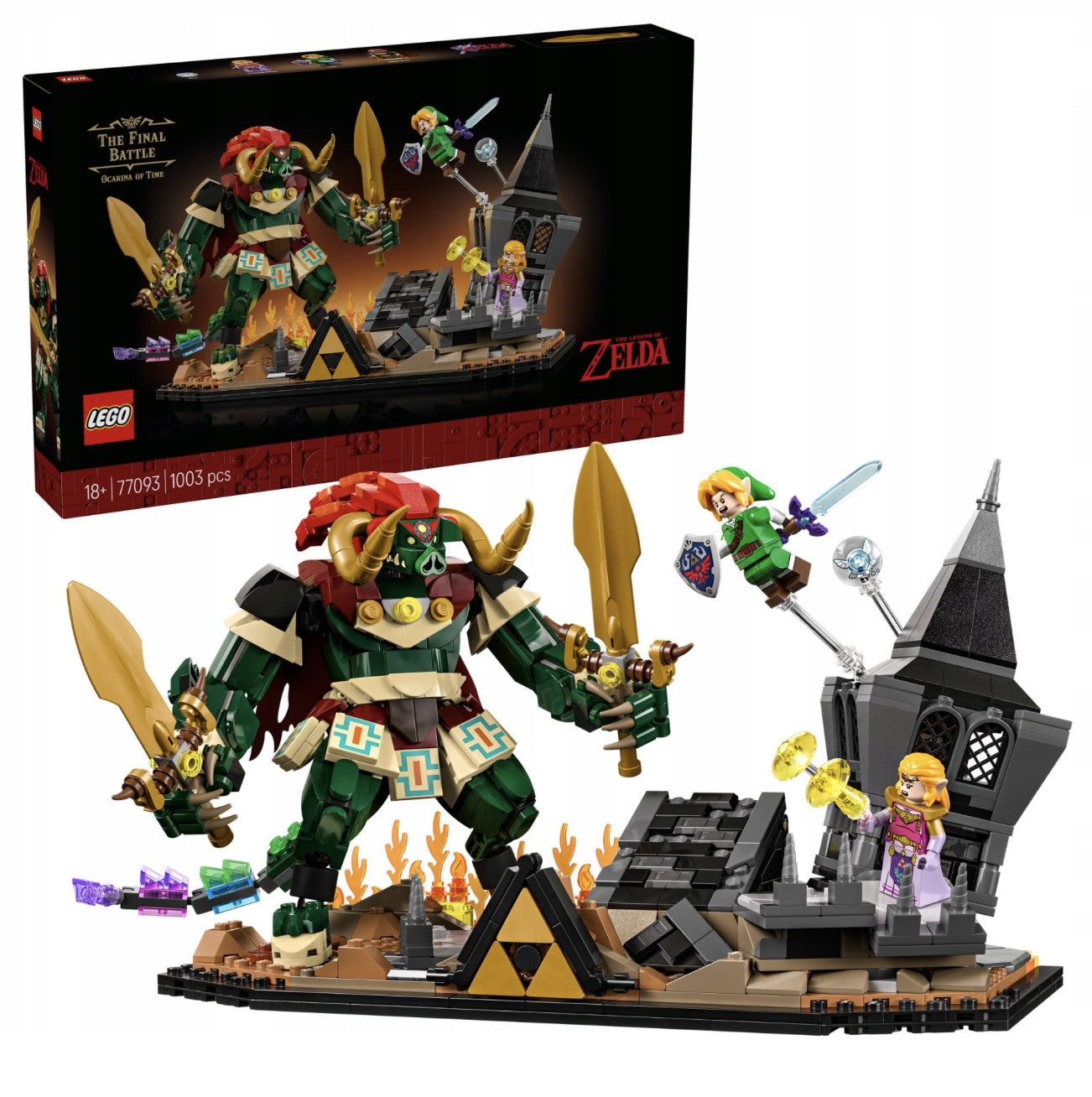 LEGO 77093 The Legend of Zelda: Ocarina of Time - The Final Battle (1003 Pieces)
