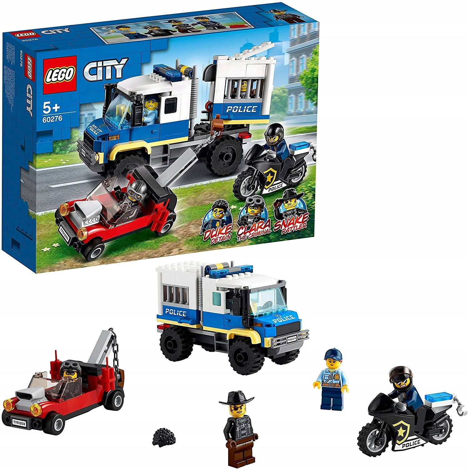 60276 LEGO® City Policijos kalinių furgonas