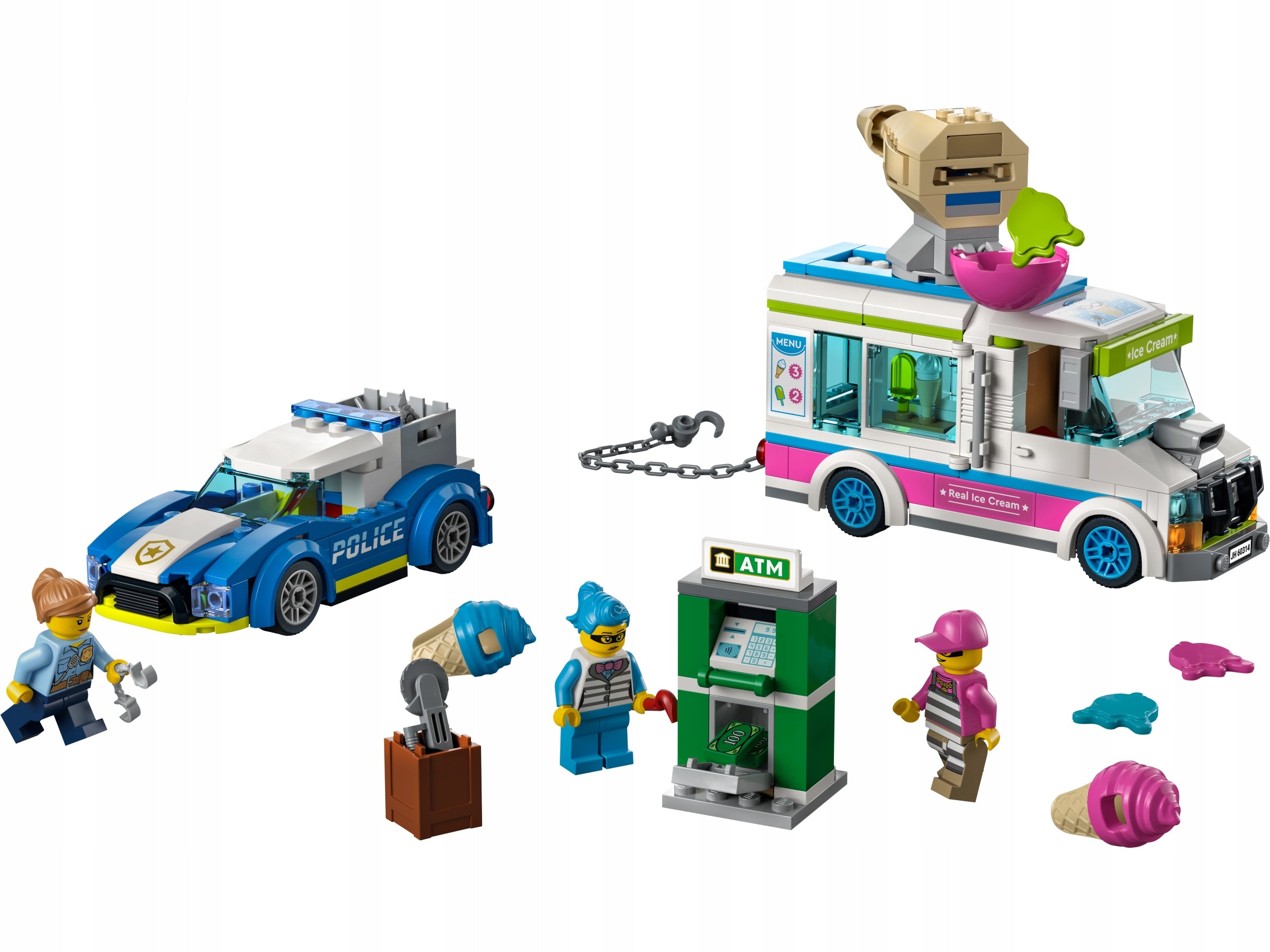 LEGO City 60314 Police chase after ice cream truck Brand LEGO