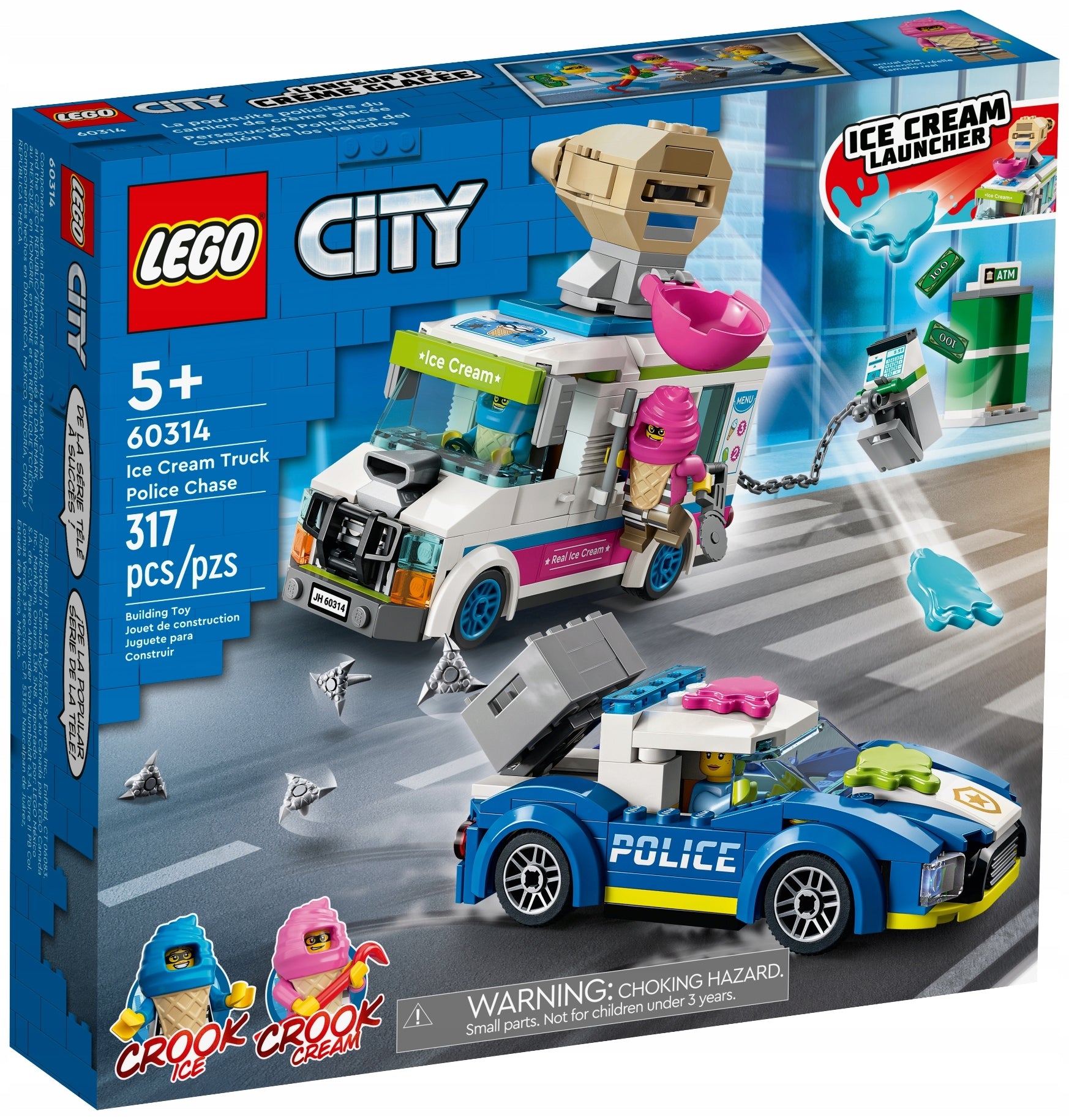 LEGO City 60314 Police chase after ice cream truck