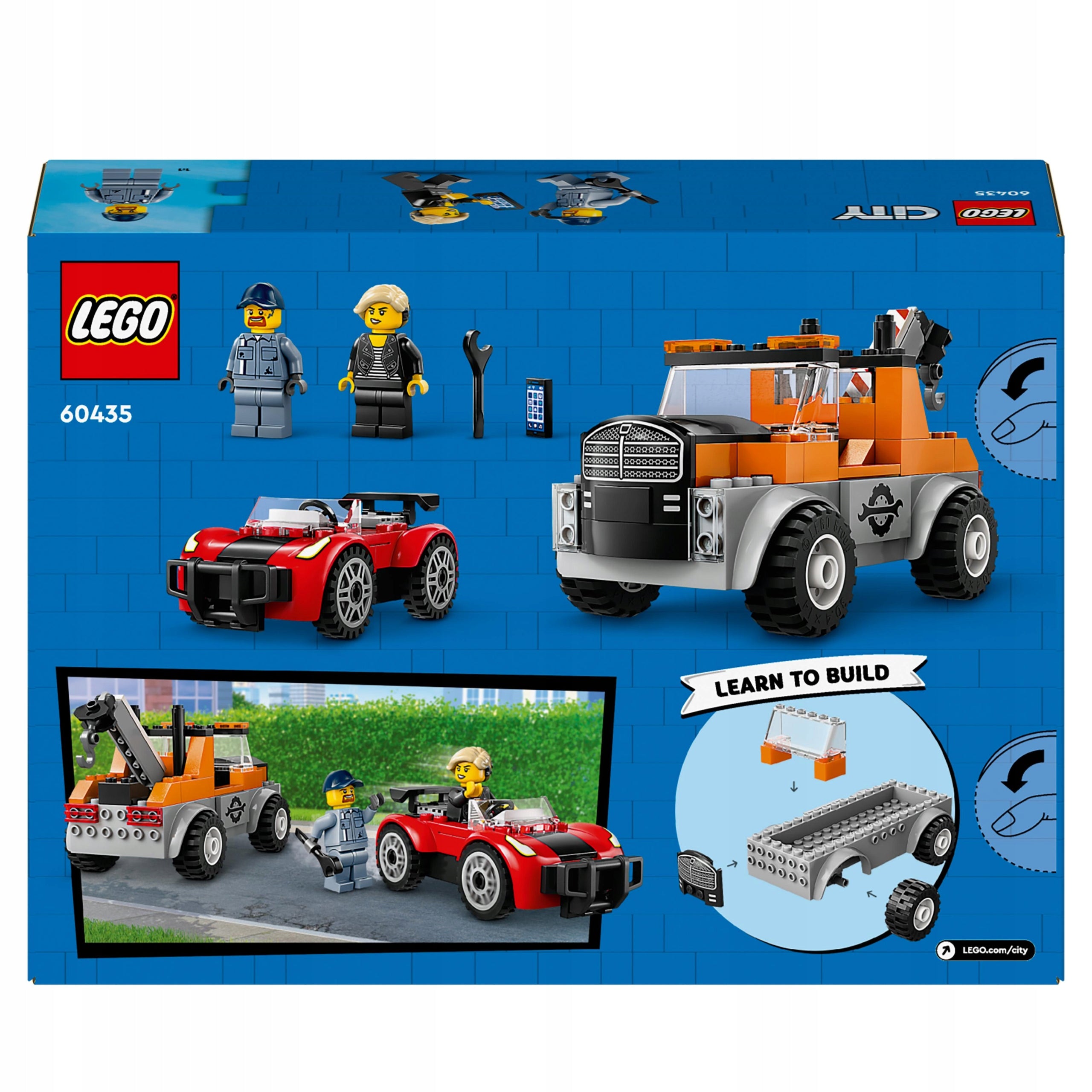LEGO City 60435 Roadside Assistance Car and Sports Car Repair Brand LEGO