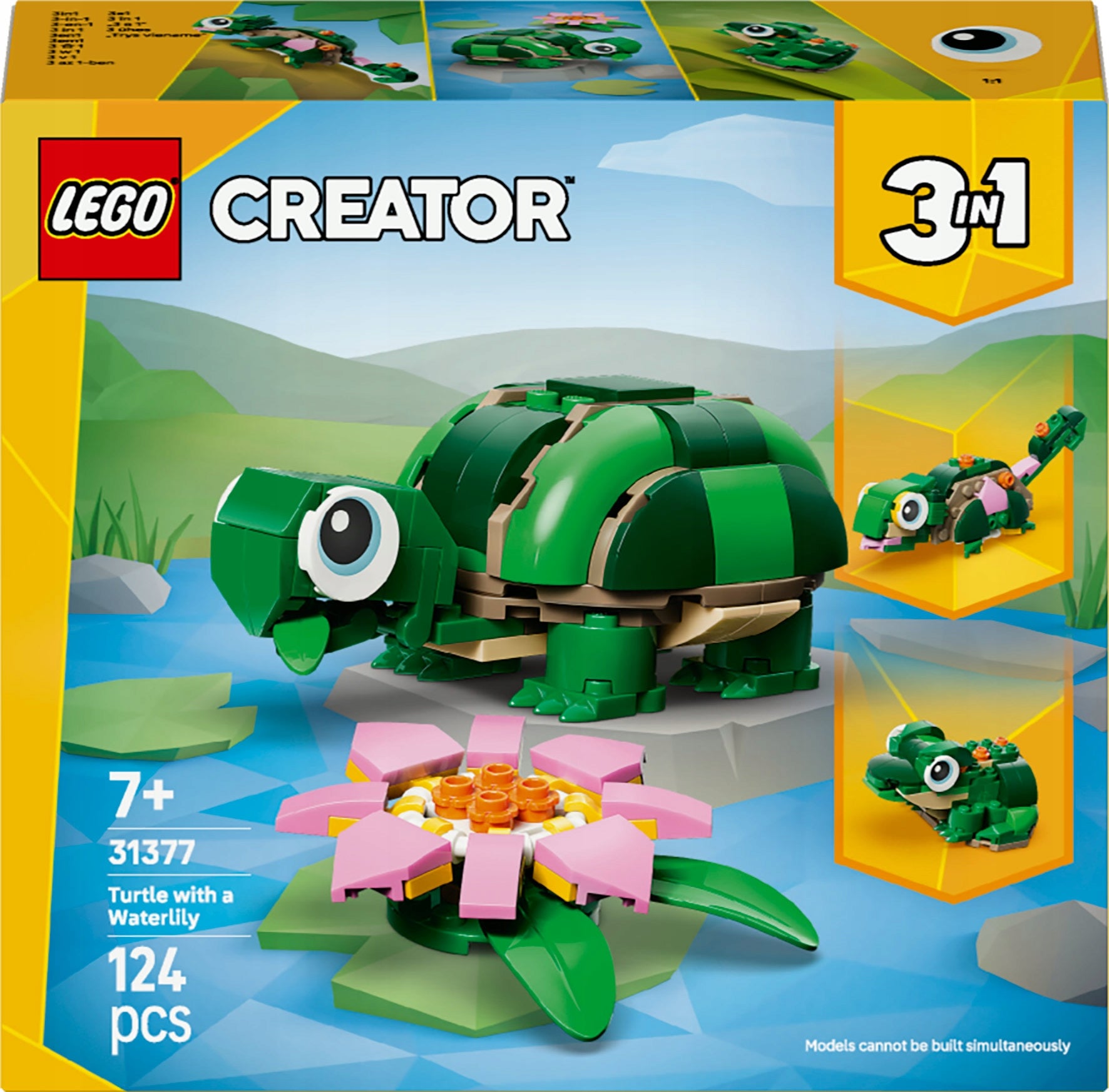 LEGO Creator 3 in 1 Turtle and Water Lily Flower 31377