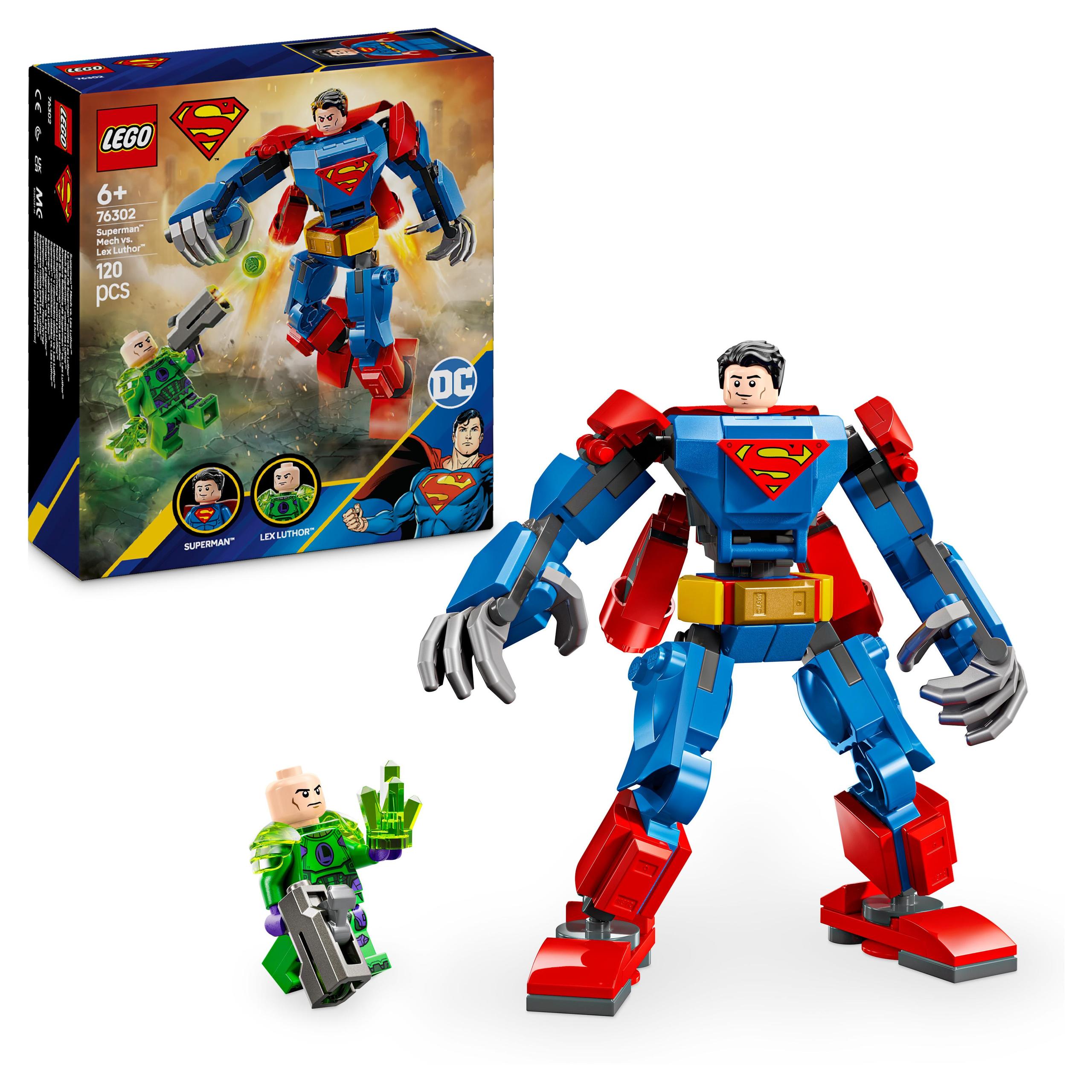 LEGO DC 76302 Moss Superman vs Lex Luthor Superman 6+