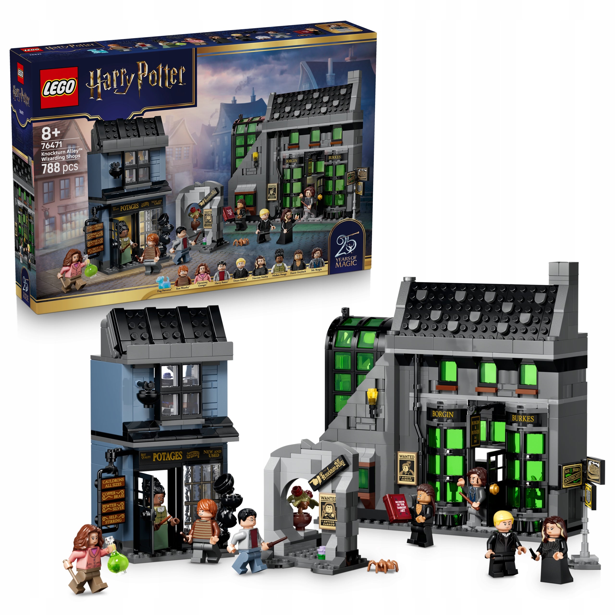 LEGO Harry Potter 76471 Magical Shops on the Street of the Deadly Nocturne Product number 76471