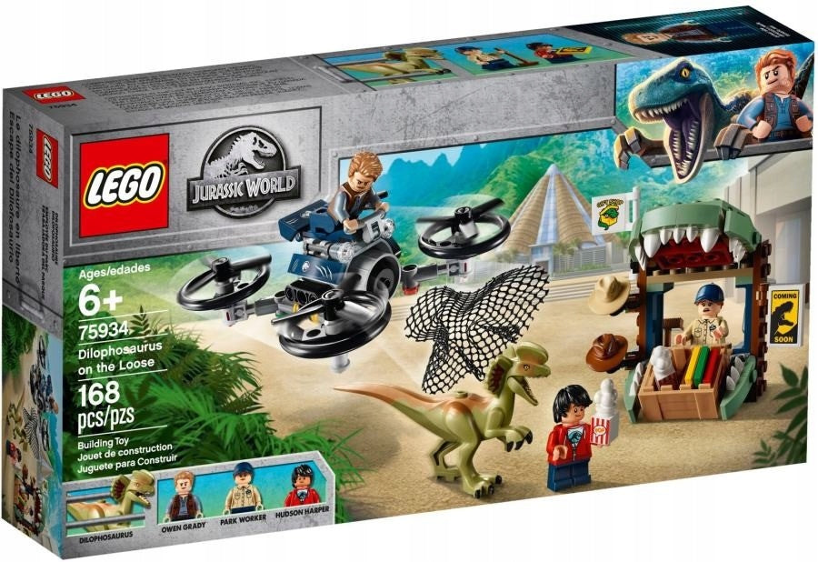 LEGO Jurassic World 75934 Dilophosaurus in the wild - drone - helicopter - network