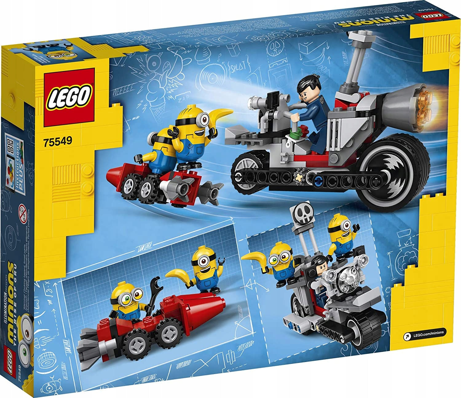 LEGO MINIONS 75549 UNSTOPPABLE MOTORCYCLE ESCAPES Brand LEGO