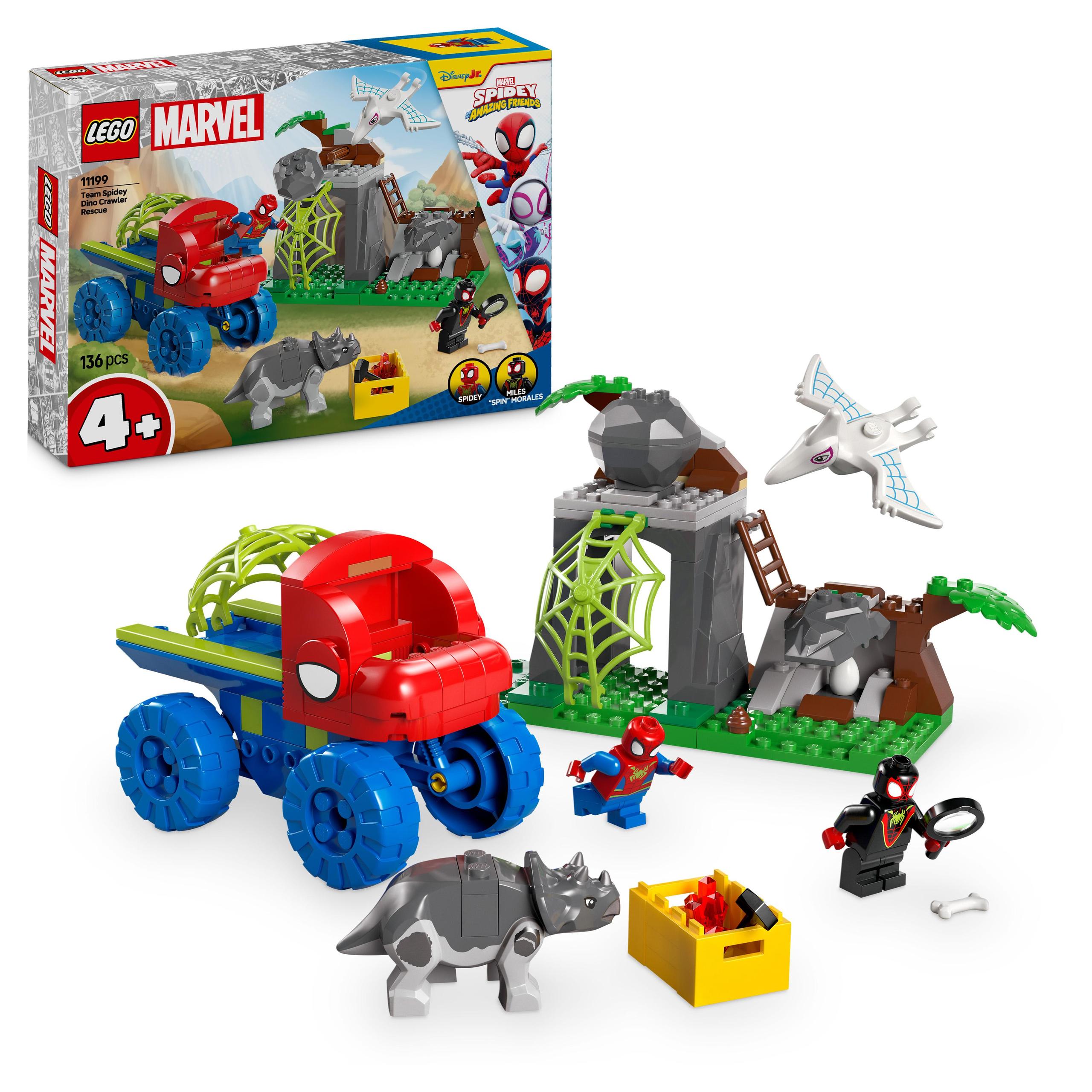 LEGO Marvel Spidey 11199 Spidey Team Rescue Mission in Dinoterenówka