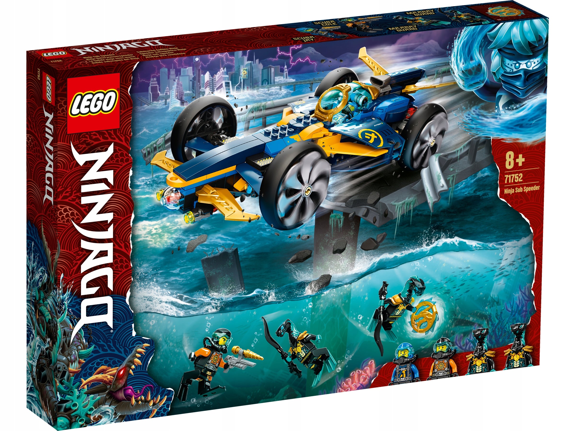LEGO NINJAGO 71752 UNDERWATER NINJA SPEEDER