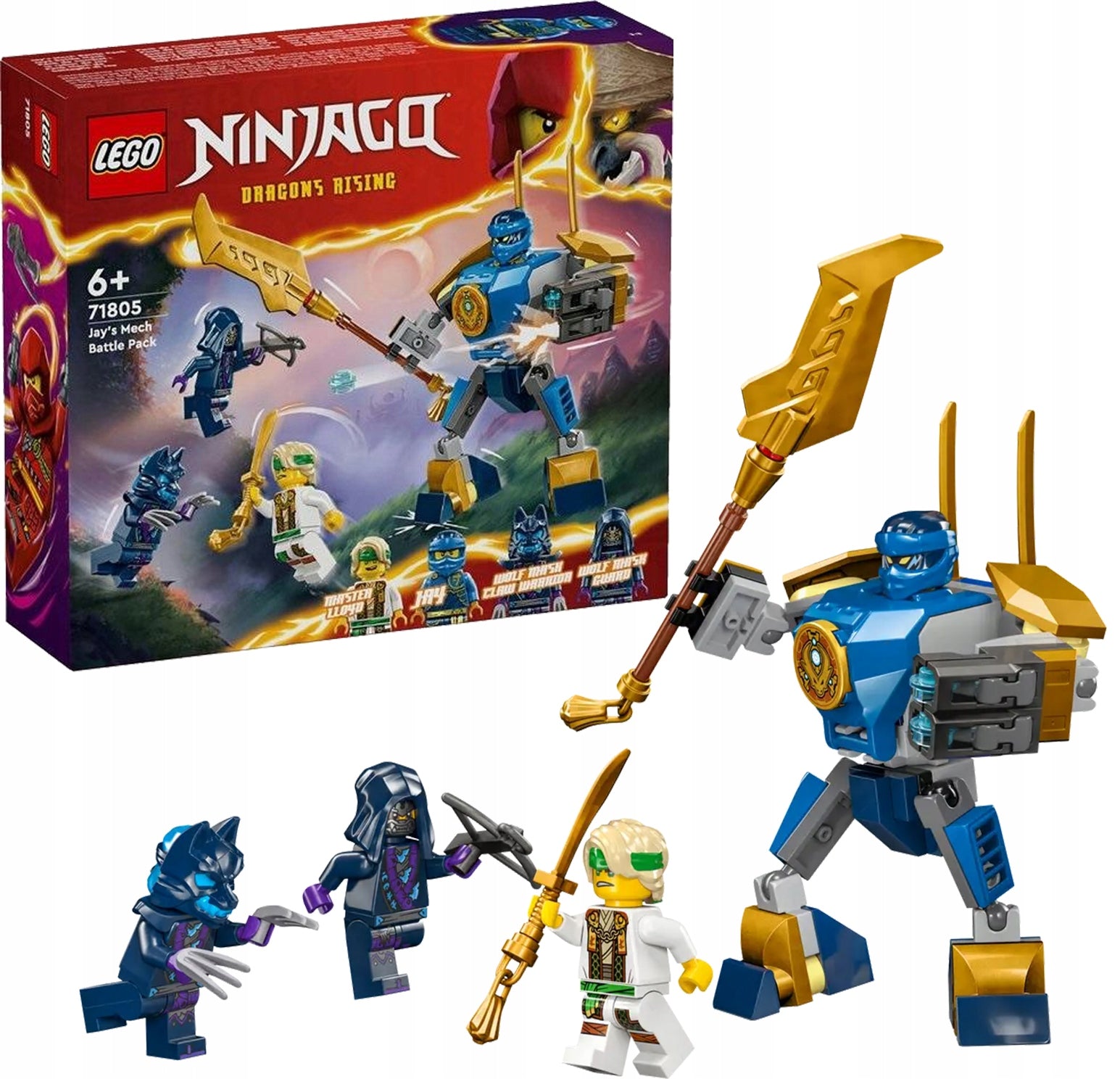 LEGO NINJAGO 71805 Battle Set with Moss Jaya Super Set of 78 Elements Brand LEGO