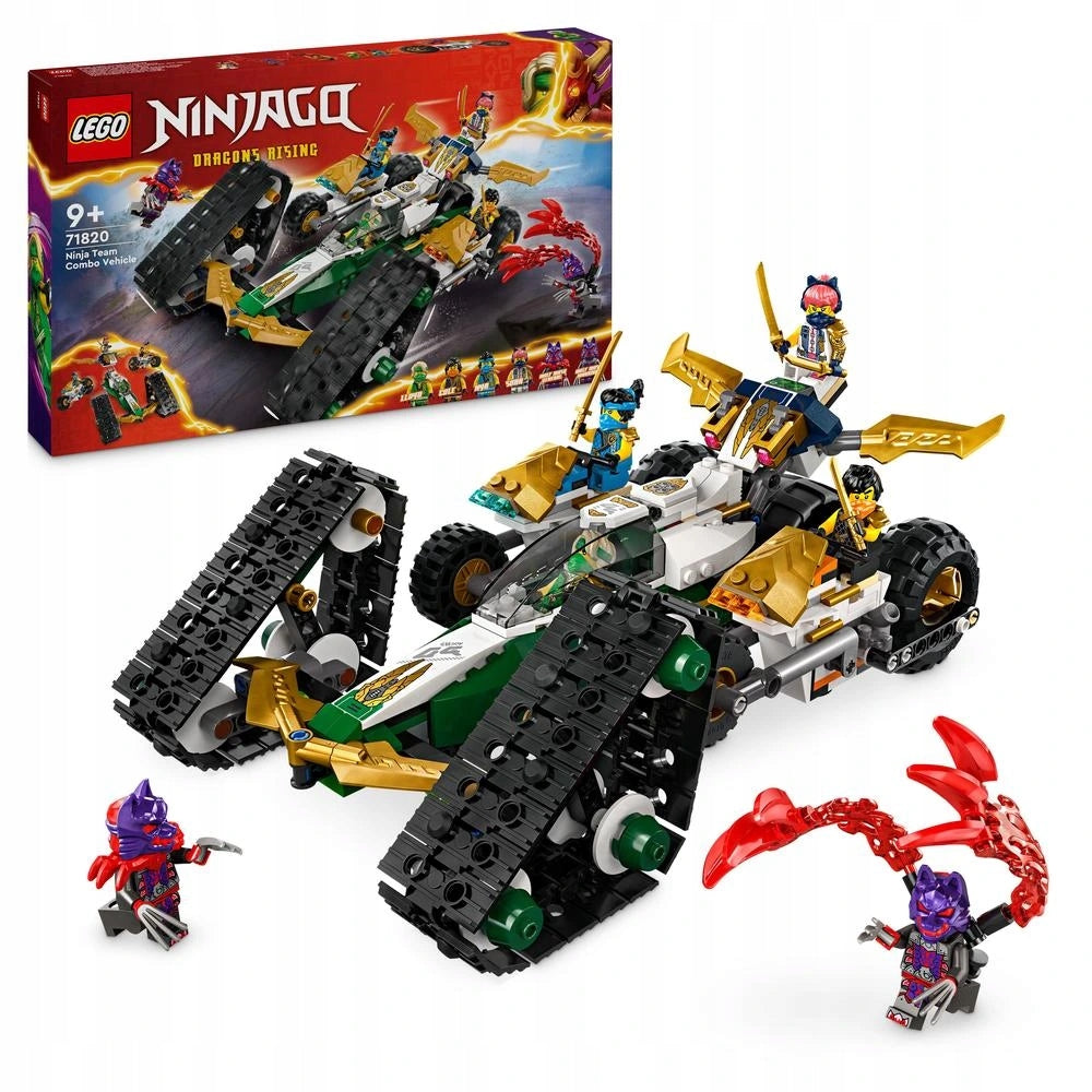 LEGO NINJAGO 71820 Tým nindžů a kombo vozidlo