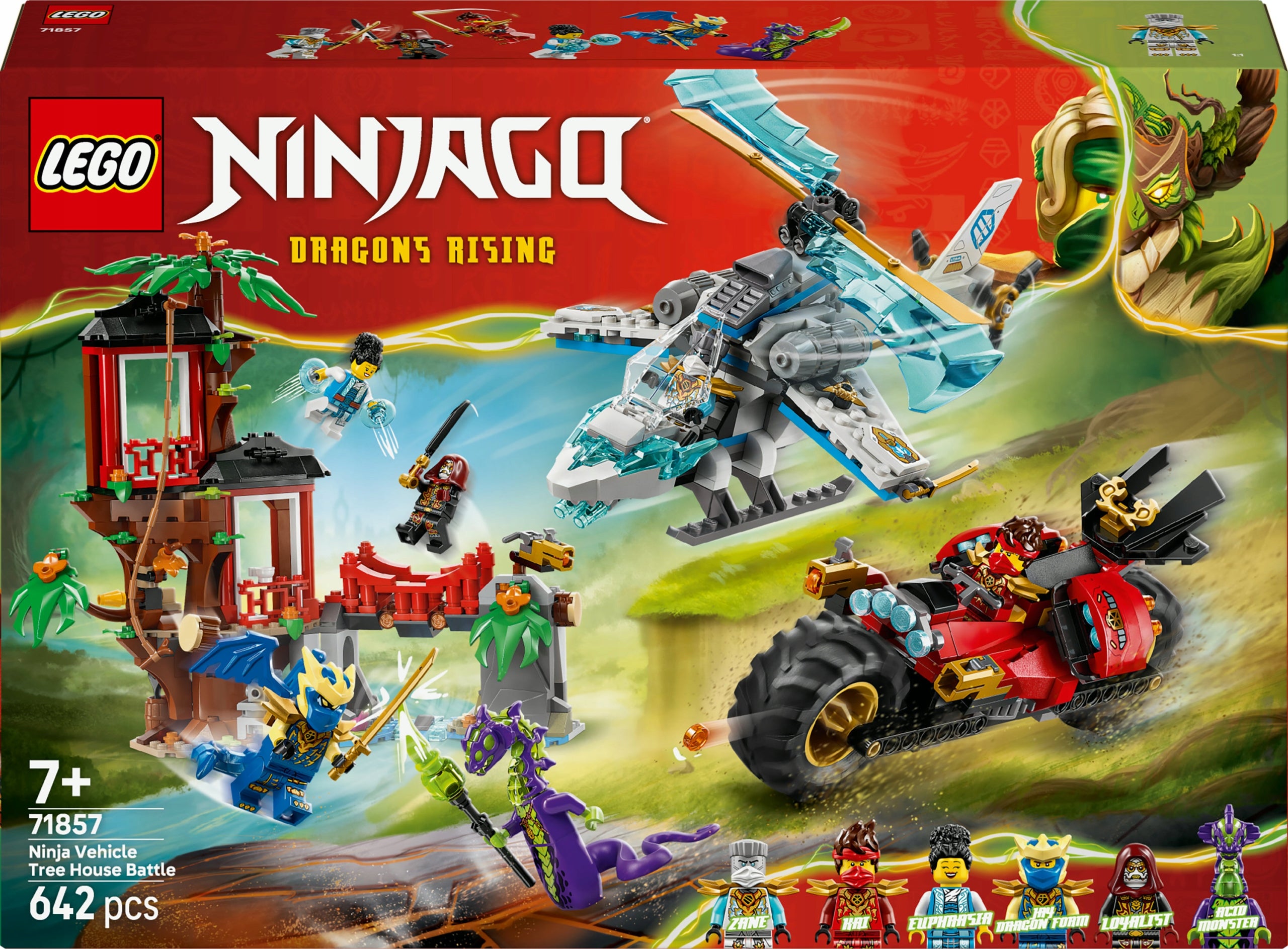 LEGO NINJAGO Ninja battle: tree house with vehicles 71857