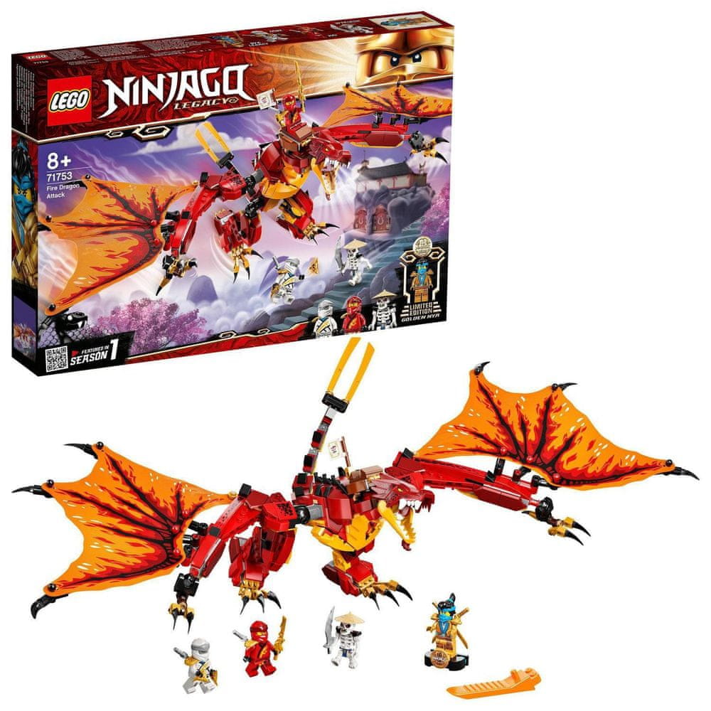 LEGO Ninjago 71753 Attack of the Fire Dragon Product number 71753