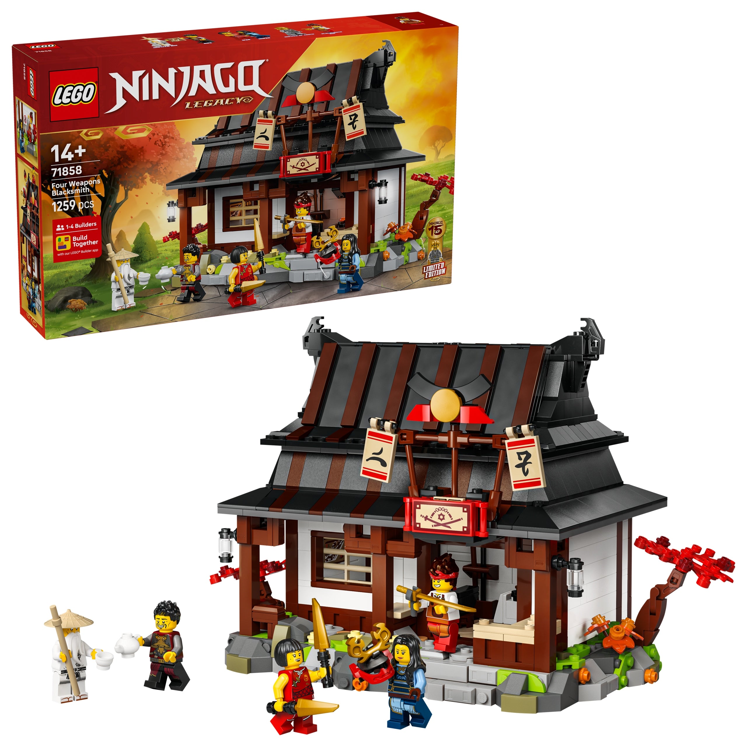 LEGO Ninjago 71858 Forge Four Weapons - 15th Anniversary