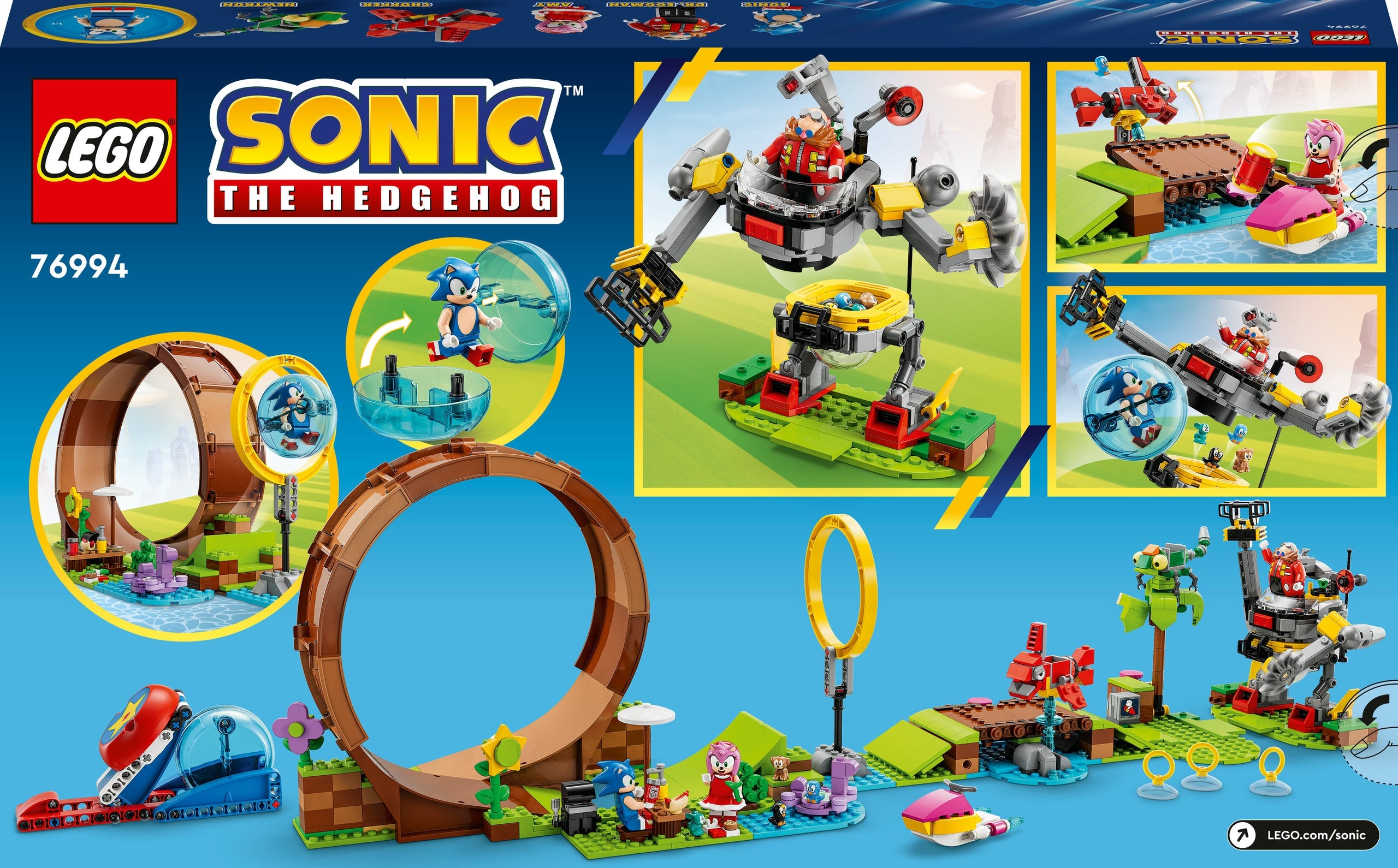 LEGO Sonic the Hedgehog 76994 Sonic's looped challenge in the Green Hill Zone Packaging status original