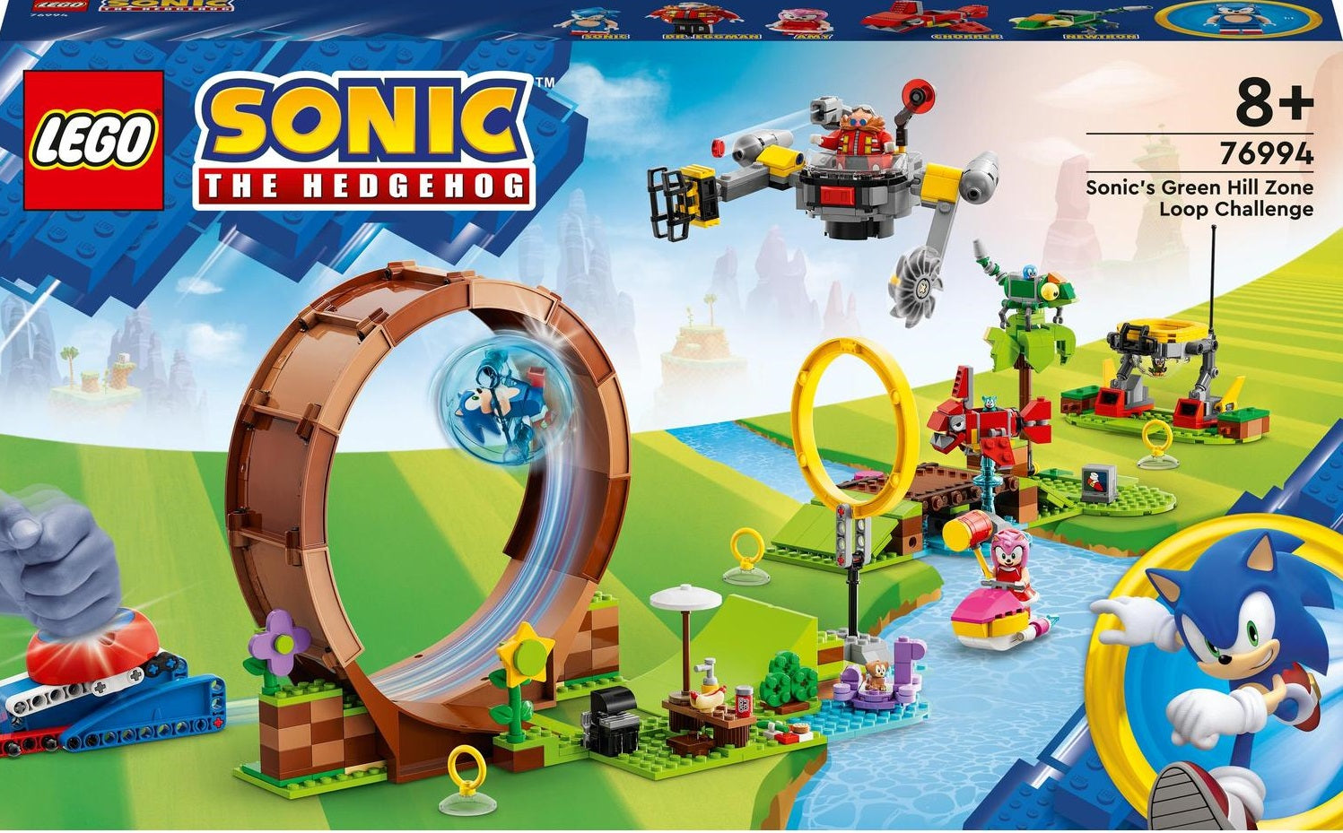 LEGO Sonic the Hedgehog 76994 Sonic's looped challenge in the Green Hill Zone