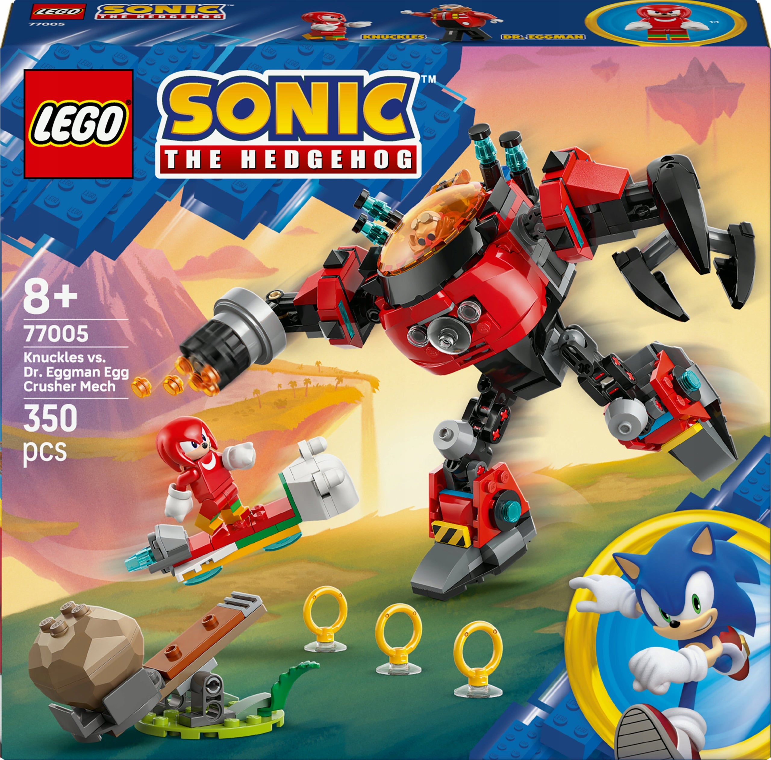 LEGO Sonic the Hedgehog Knuckles & Dr. Eggman's Mech Suit 77005