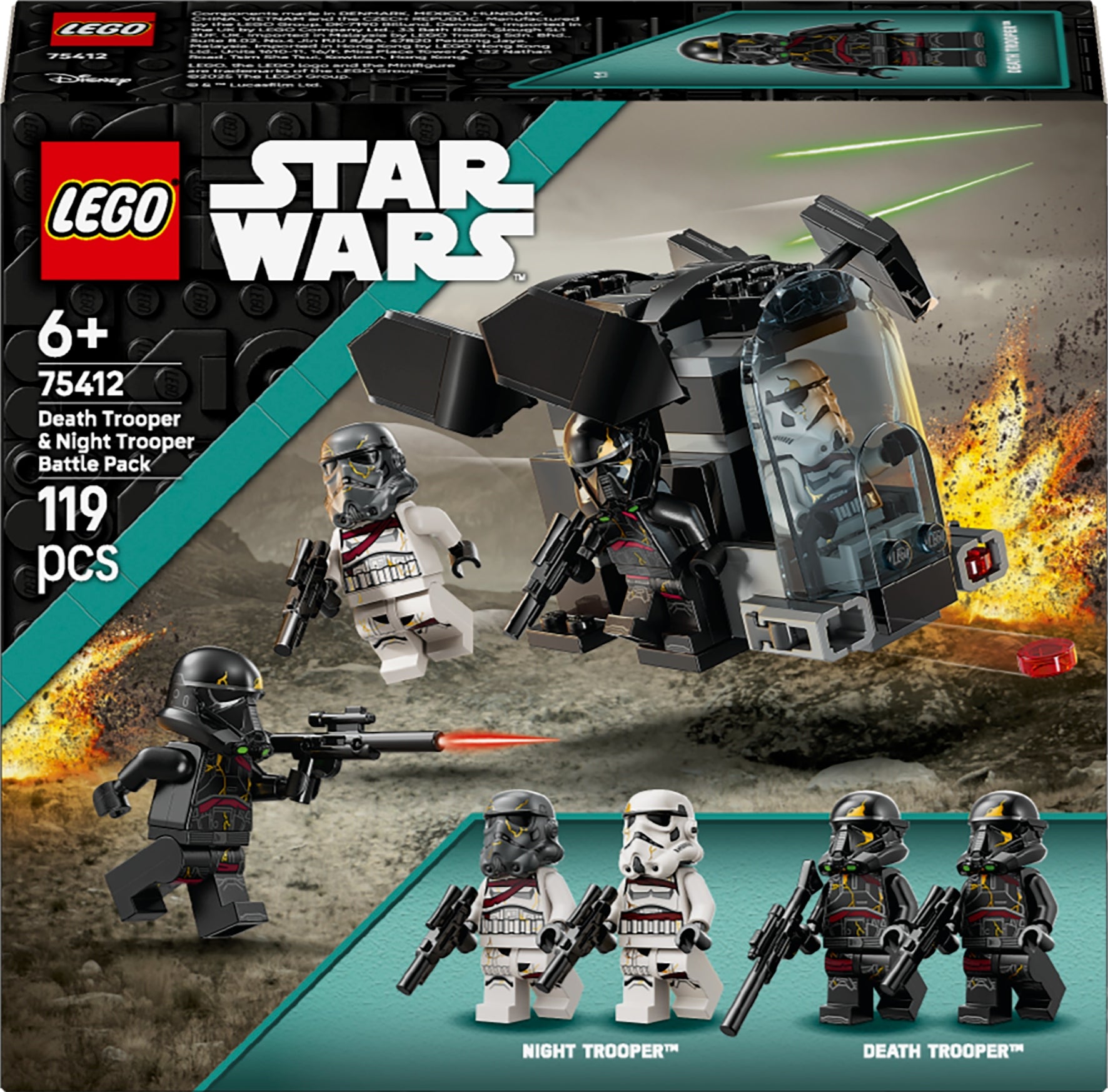 LEGO Star Wars Death Stormtrooper and Night Stormtrooper Battle Set 75412