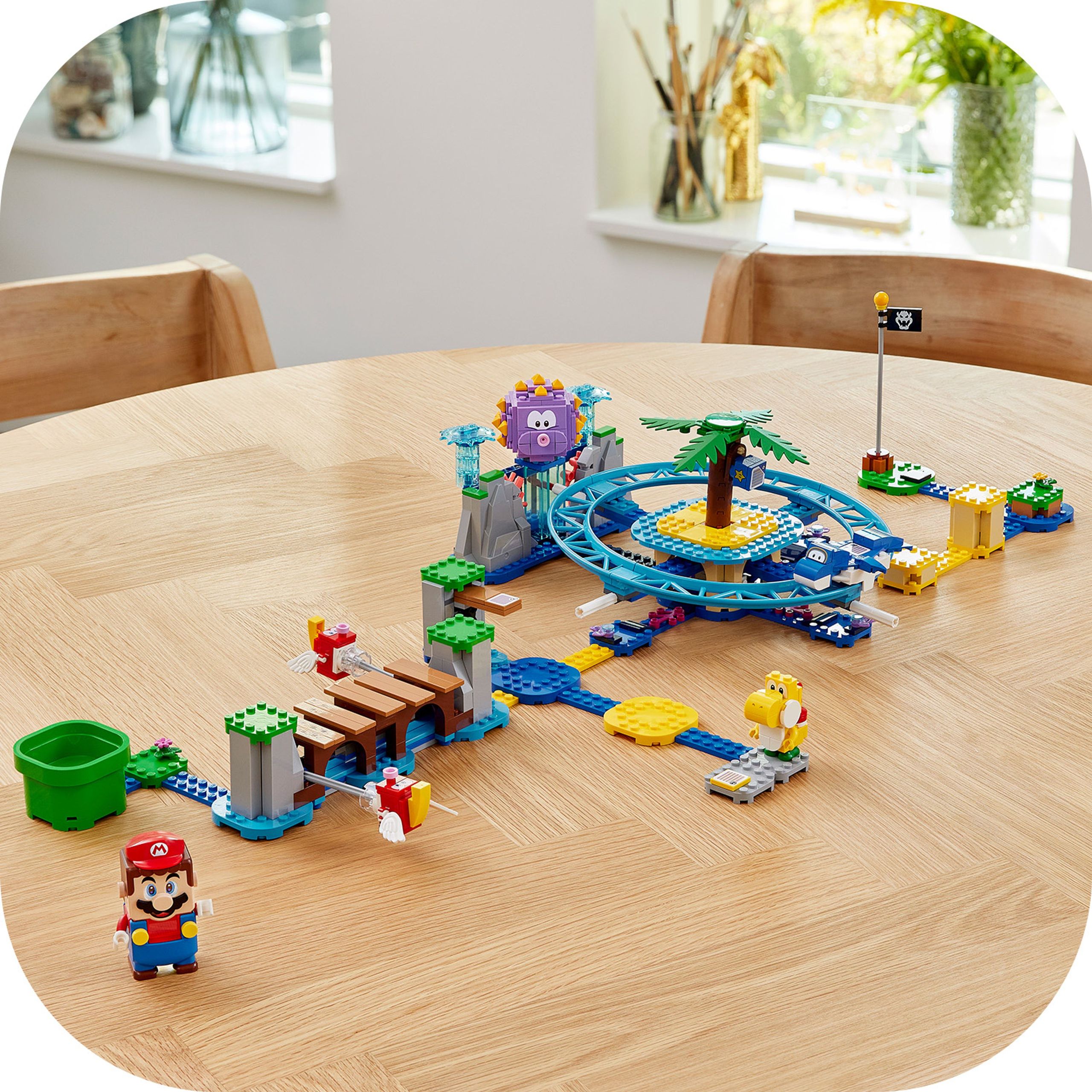 71400 LEGO® Super Mario Strandkarussell – Erweiterungsset „Großer Urchin“.