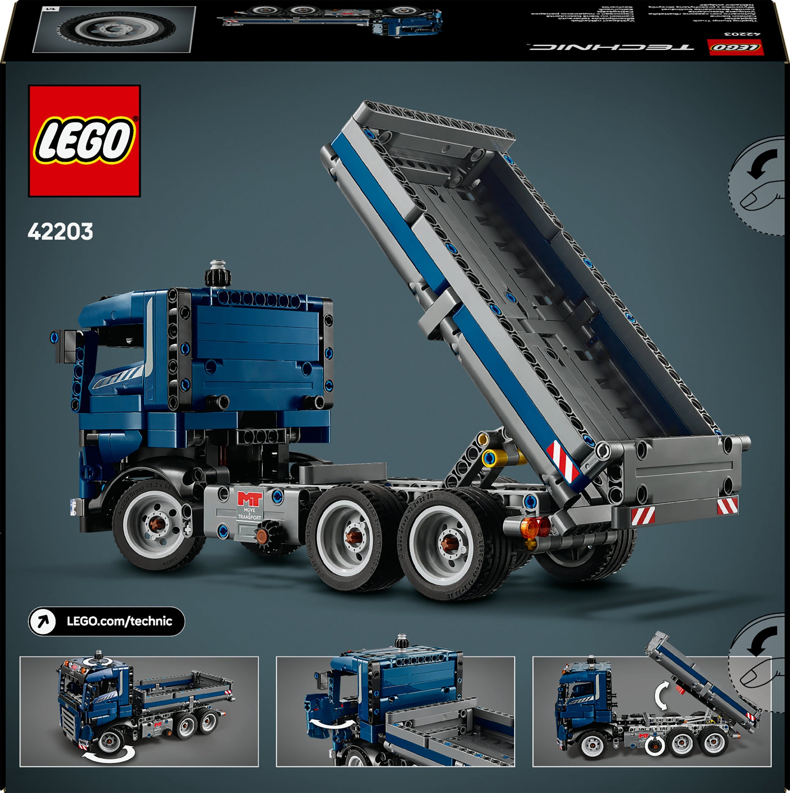 LEGO TECHNIC 42203 TIPPER WITH TILTING TRUCK BOX Product number 42203