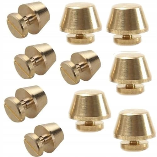 LEGS METAL BAG PINS 11X8 MM SET OF 10 PIECES DIY leather