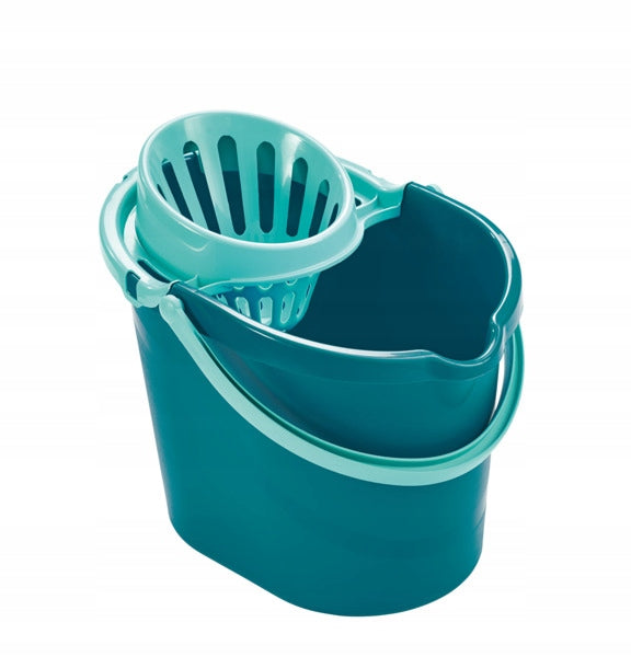 LEIFHEIT STRING MOP WITH BUCKET CENTRIFUGE SQUEEZER 12L BAR 120 CM Brand no brand