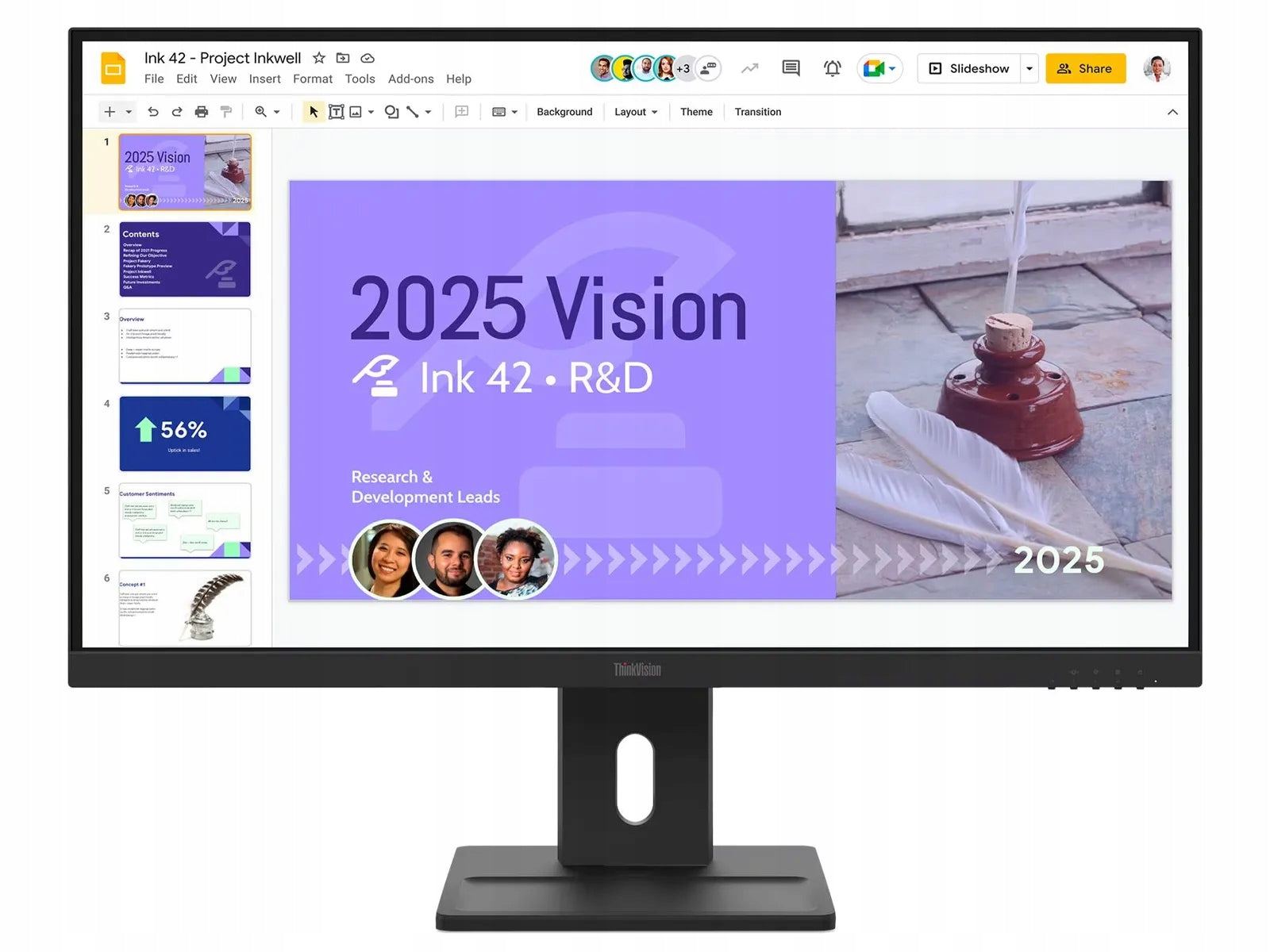 LENOVO ThinkVision E27Q-40 monitor 27 inch IPS QHD 100Hz 64BDGAT4EU