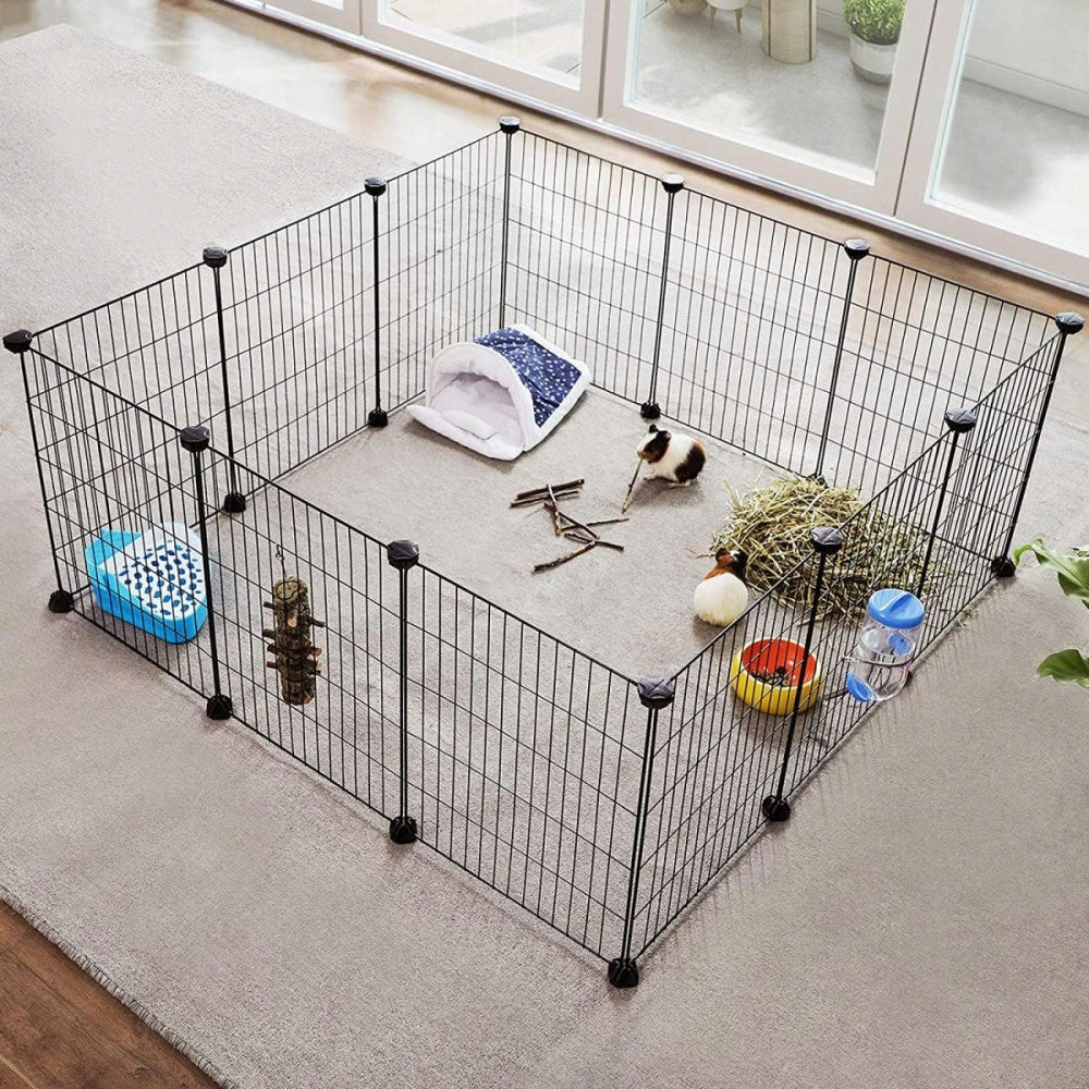 LEOBERT MODULAR METAL PLAYPEN WITH NON-SLIP Brand Songmics