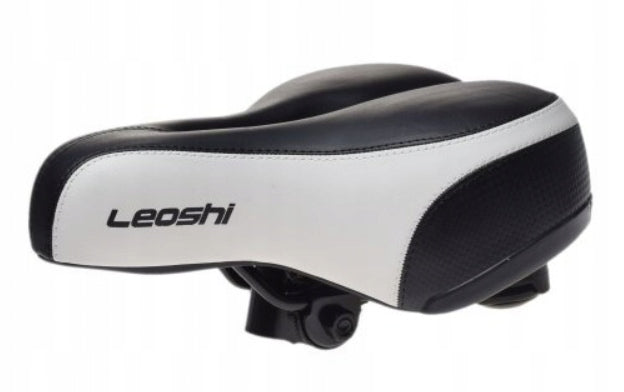 LEOSHI SEAT BICYCLE SADDLE ELASTOMER Black and White Manufacturer code 7016026370990