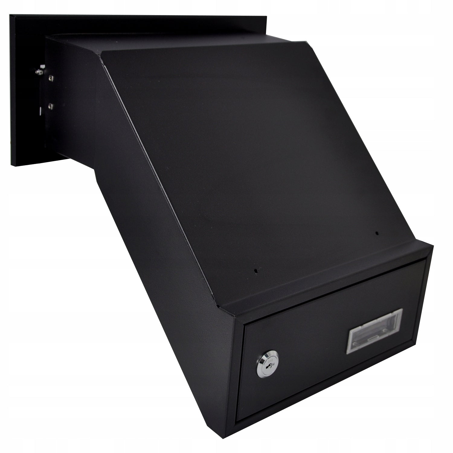 LETTERBOX FOR LAYING DOUBLE-SIDED BLACK C4 + 3 keys Box type slot